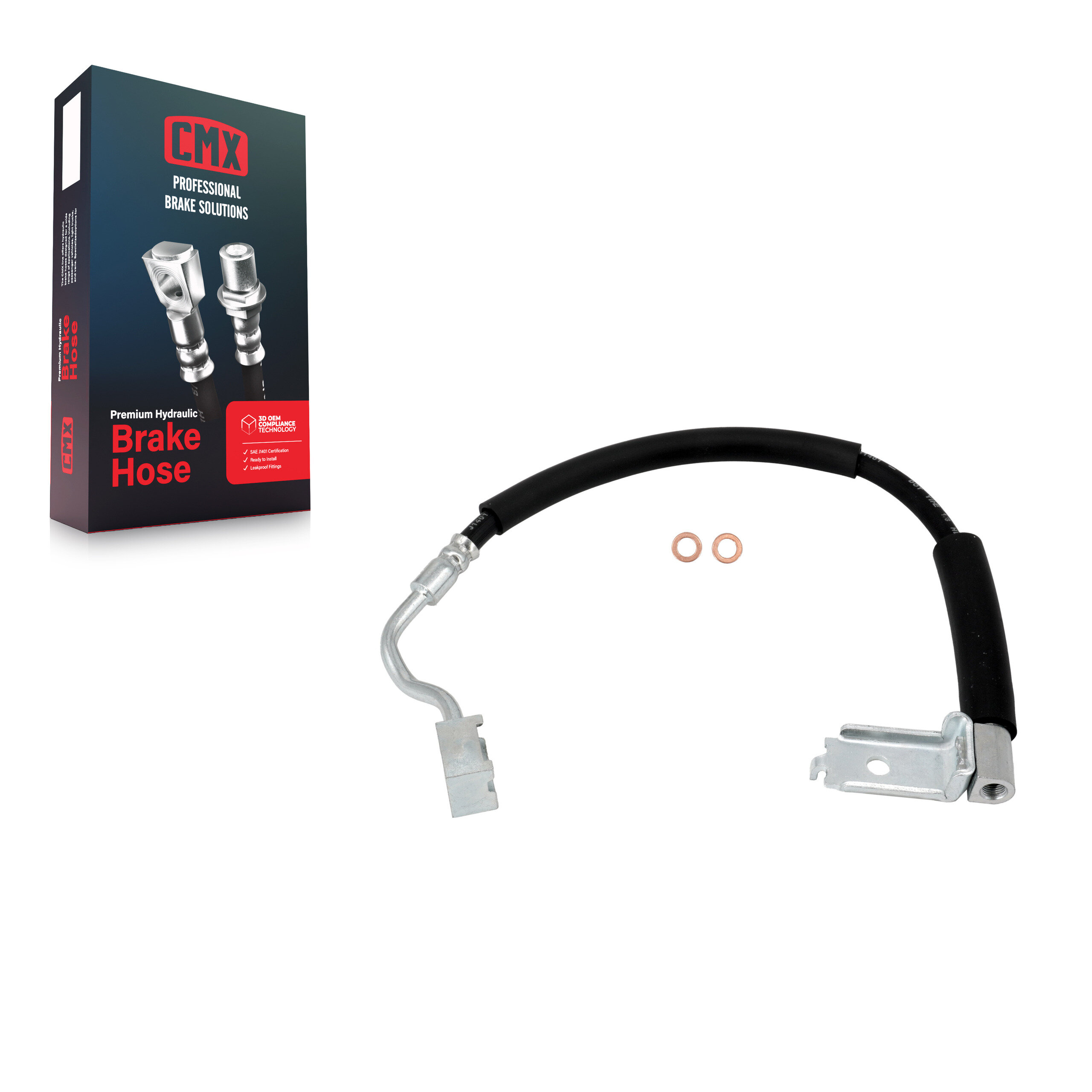 CMX - 12-H381134 - Front Left Brake Hydraulic Hose