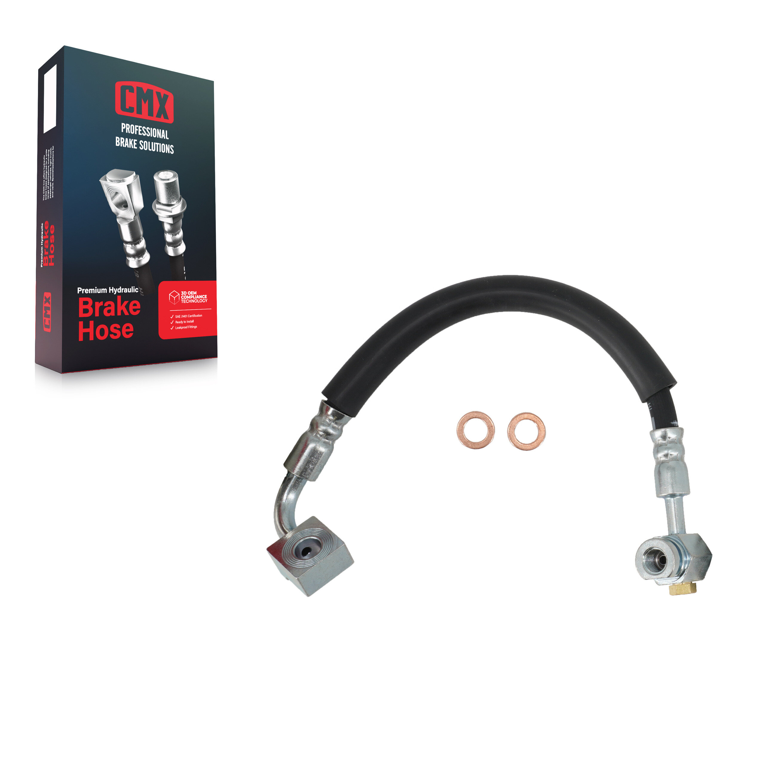 CMX - 12-H381158 - Front Left Brake Hydraulic Hose