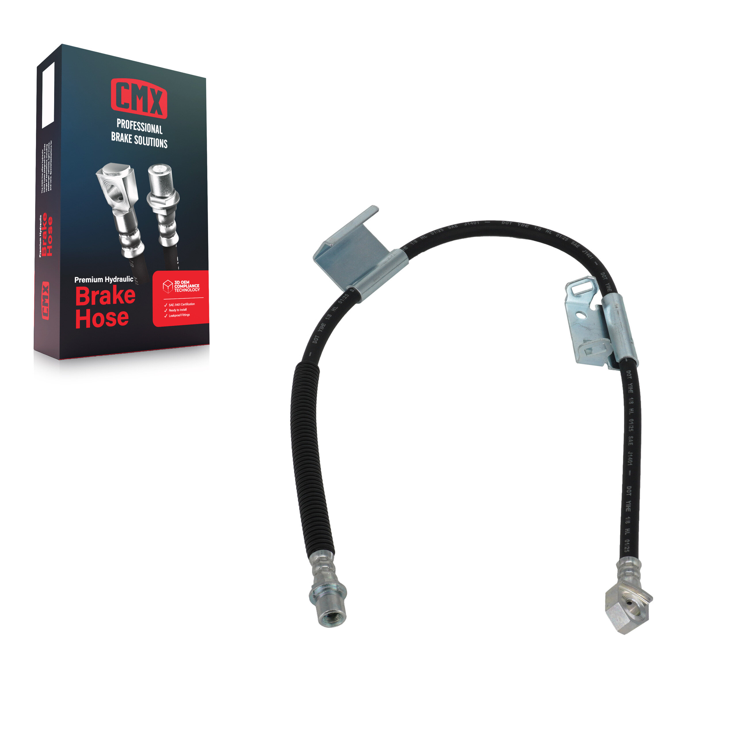 CMX - 12-H381298 - Front Left Brake Hydraulic Hose