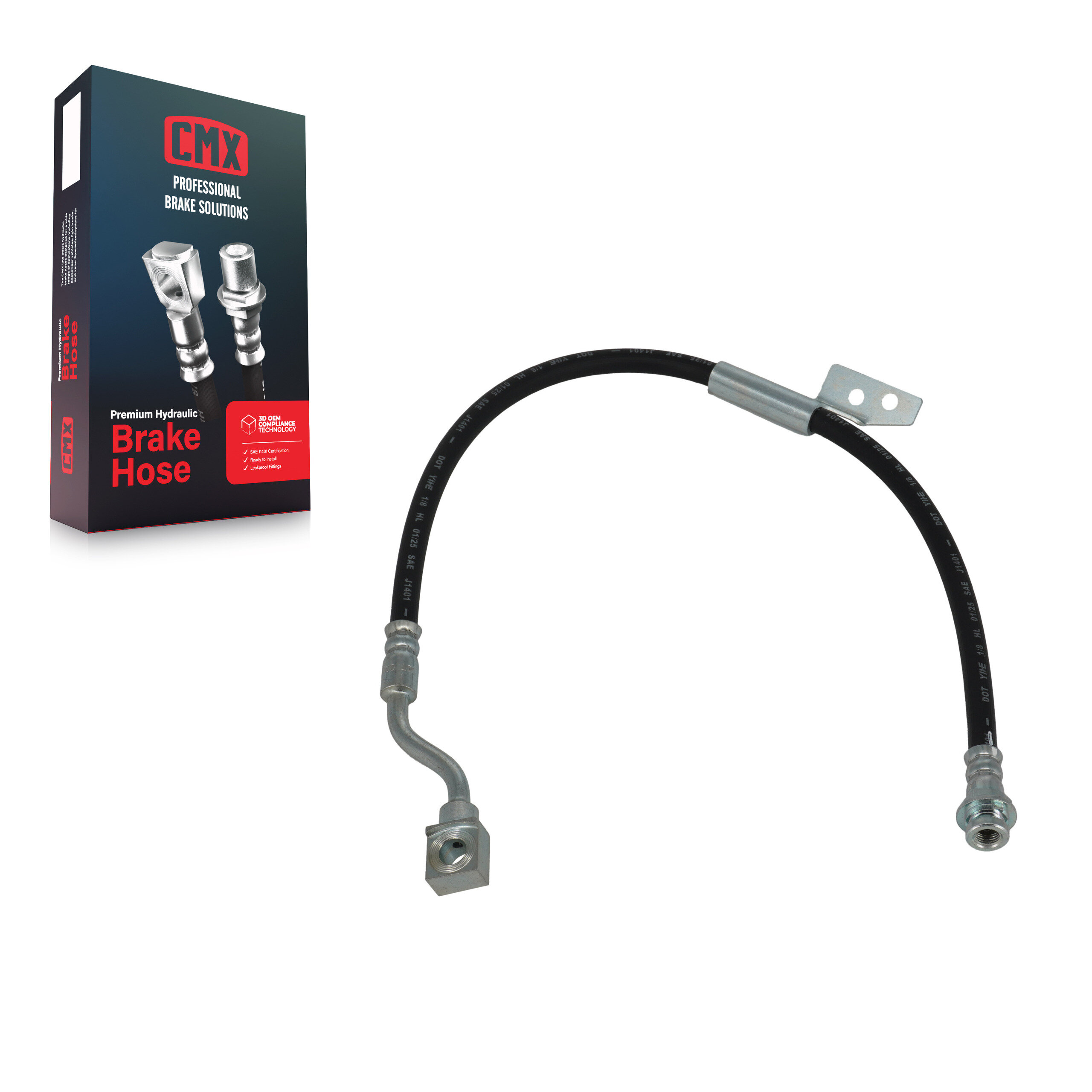 CMX - 12-H38620 - Front Left Brake Hydraulic Hose
