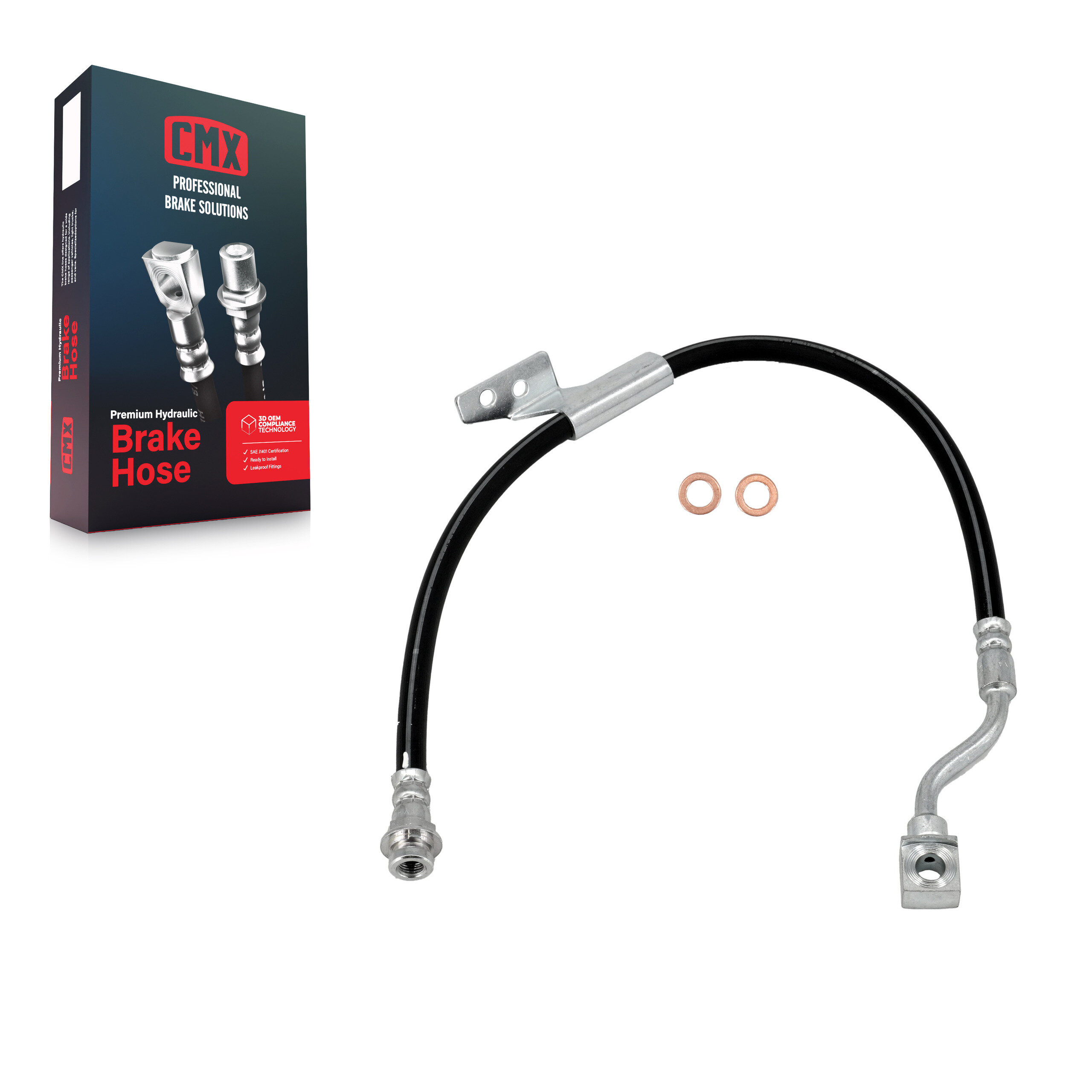 CMX - 12-H38621 - Front Right Brake Hydraulic Hose