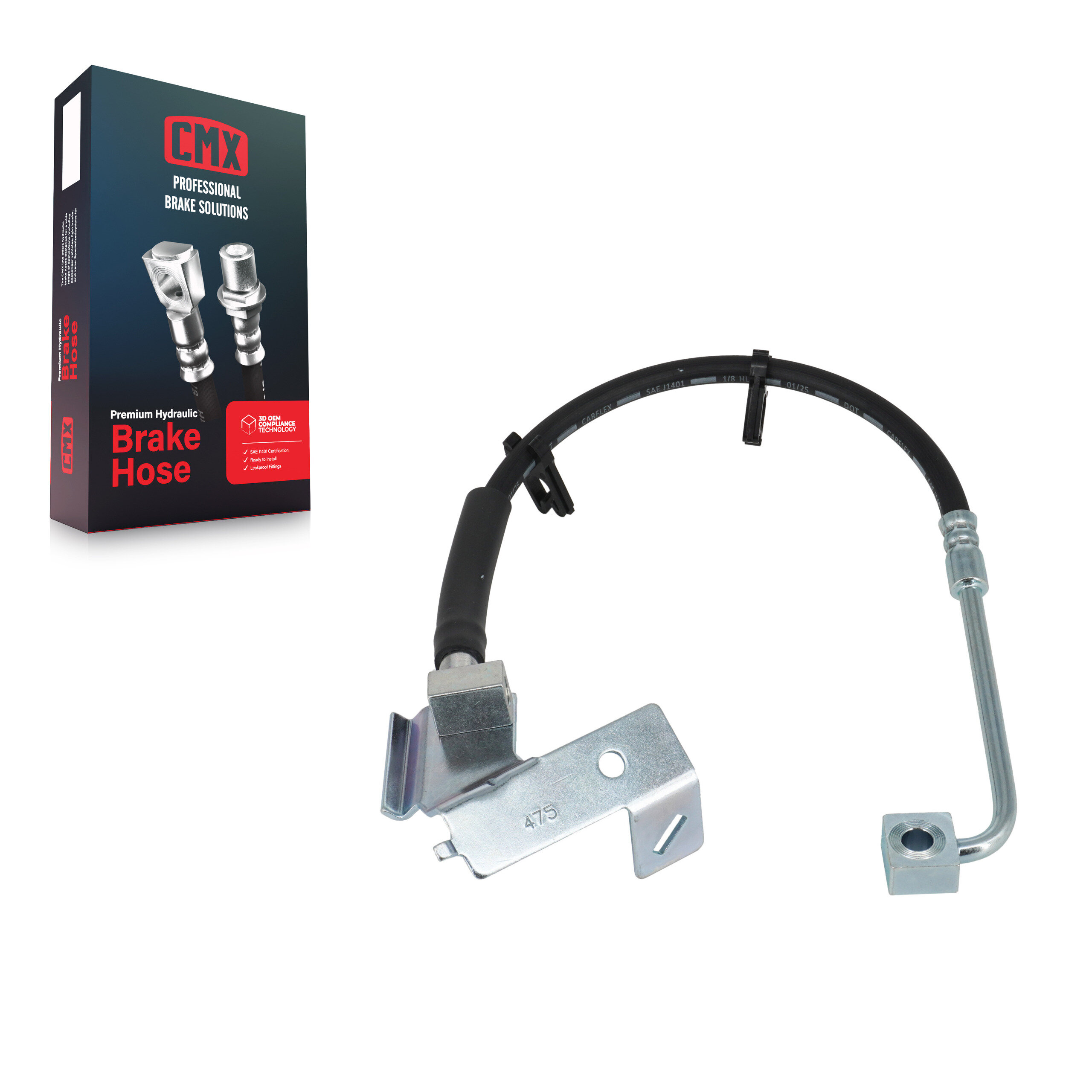 CMX - 12-H620181 - Front Right Brake Hydraulic Hose