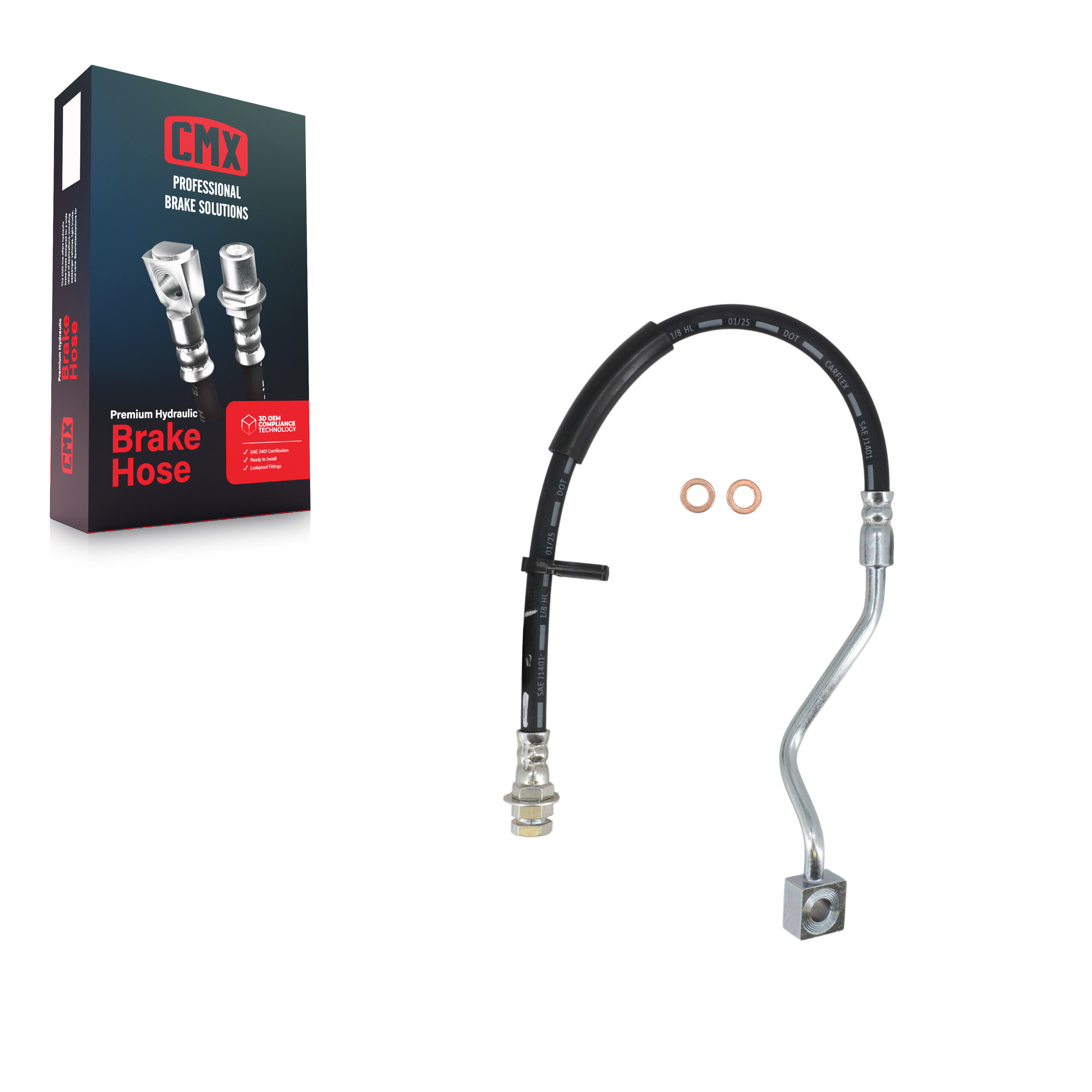 CMX - 12-H620284 - Front Right Brake Hydraulic Hose