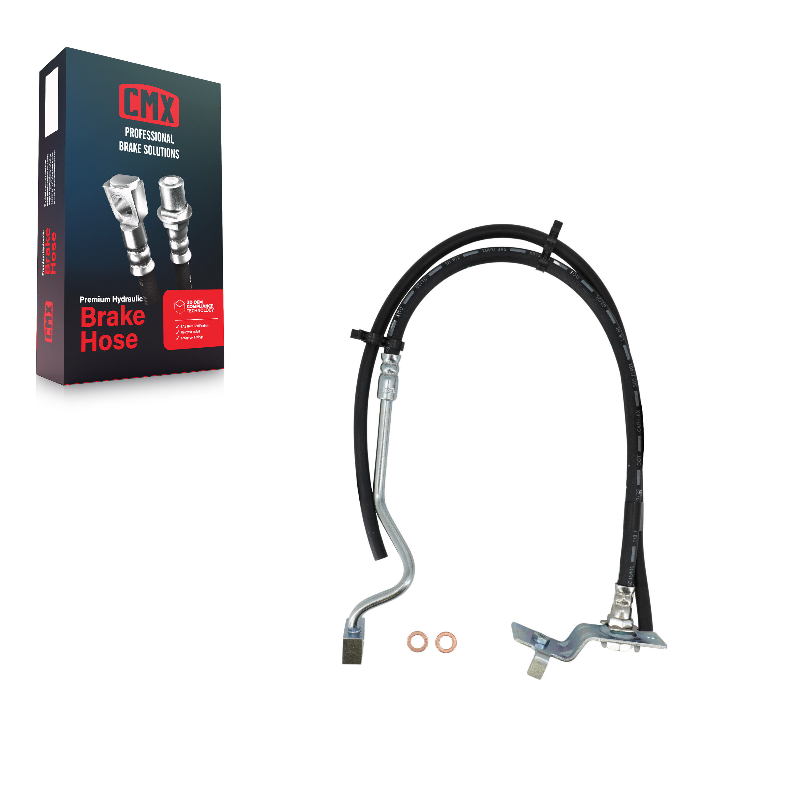 CMX - 12-H620287 - Front Left Brake Hydraulic Hose