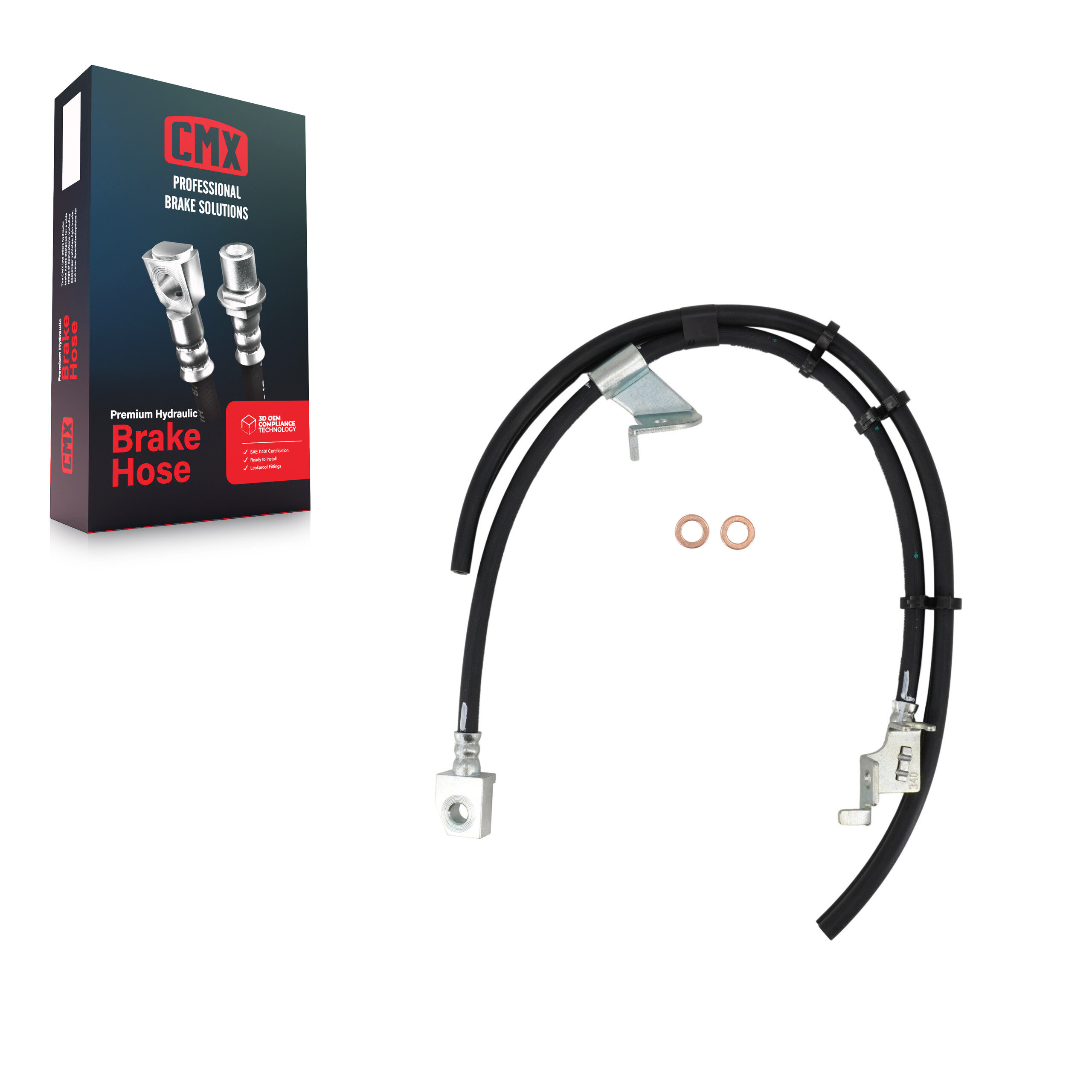CMX - 12-H620325 - Front Right Brake Hydraulic Hose