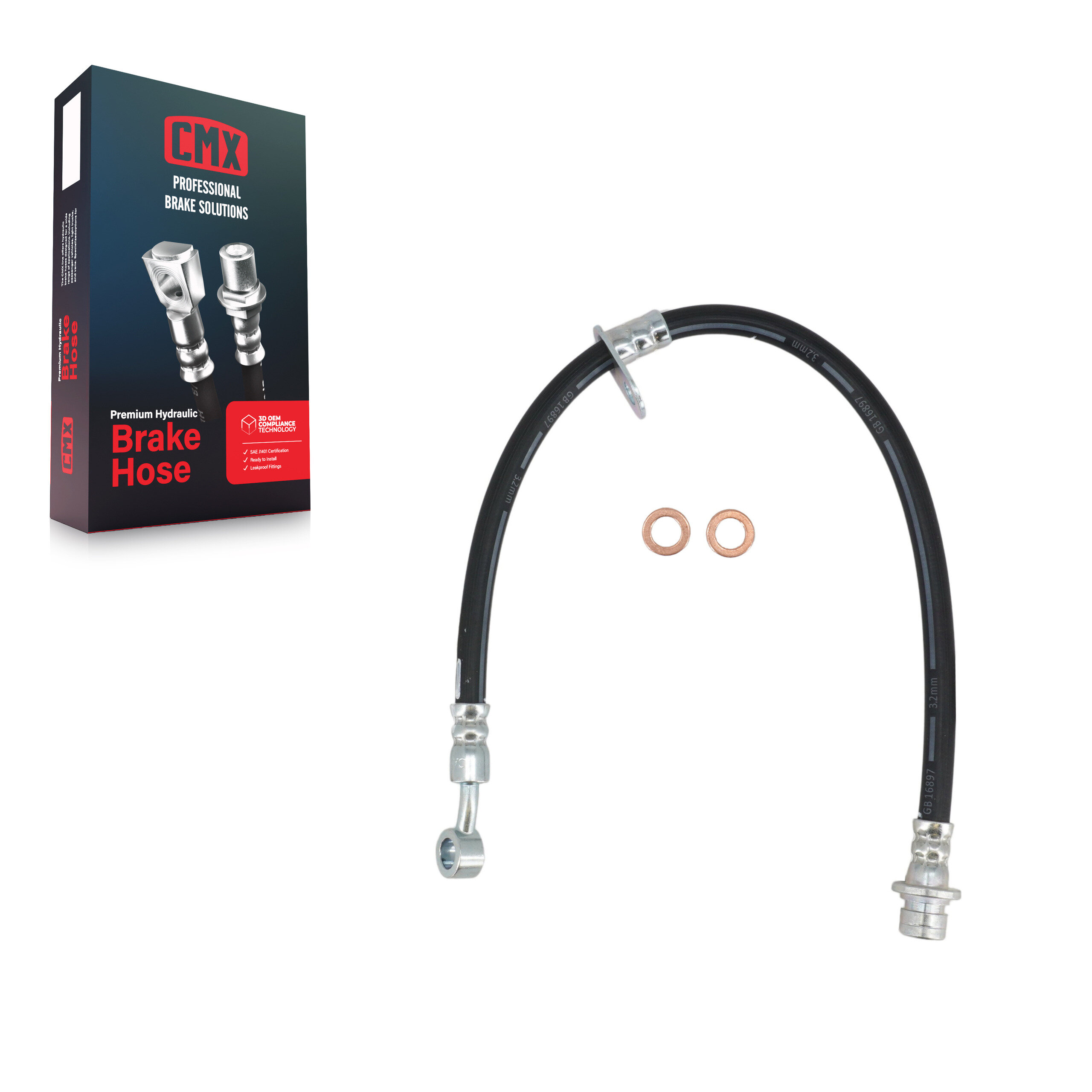 CMX - 12-H620403 - Front Left Brake Hydraulic Hose