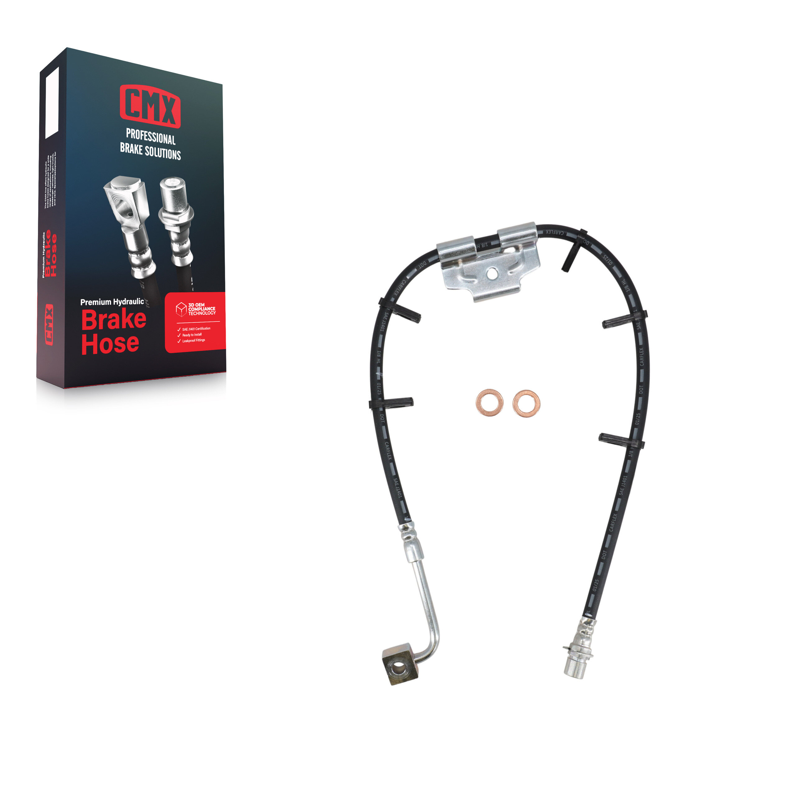 CMX - 12-H620581 - Front Left Brake Hydraulic Hose