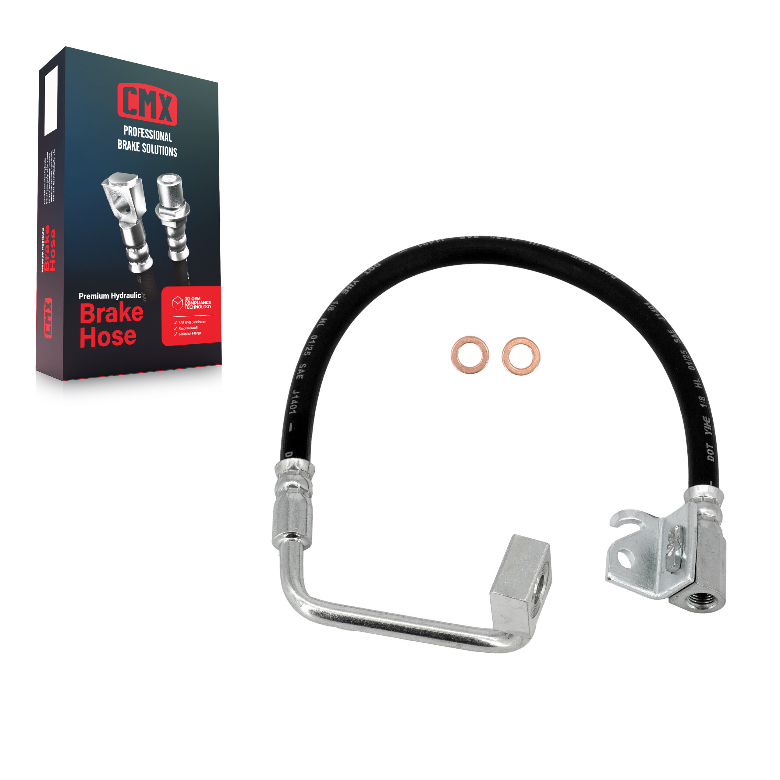 CMX - 12-H620586 - Front Left Brake Hydraulic Hose