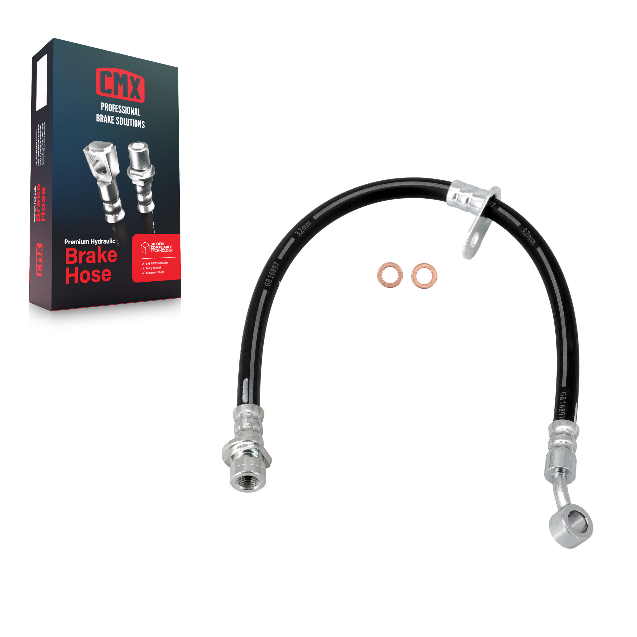 CMX - 12-H620738 - Front Left Brake Hydraulic Hose