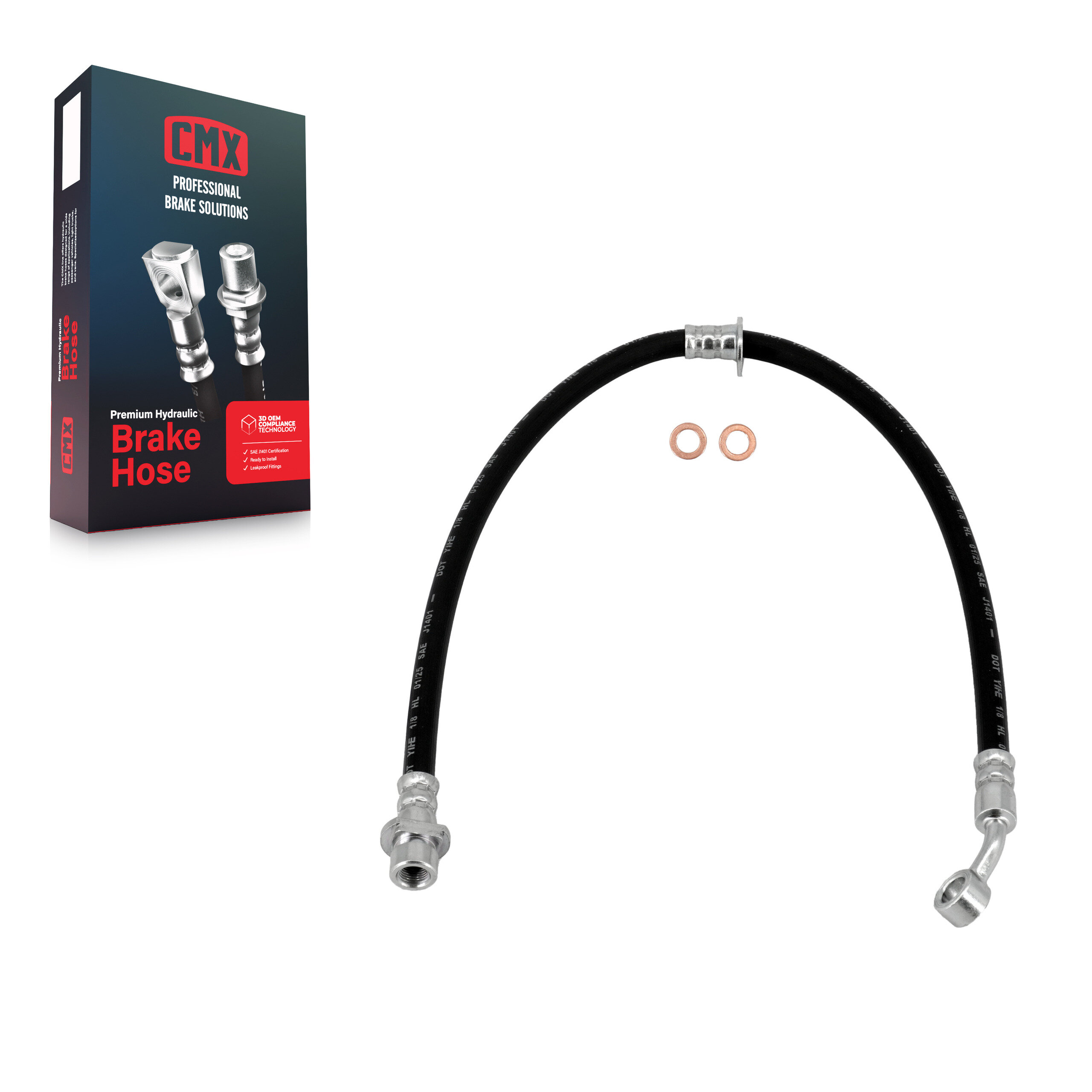 CMX - 12-H620740 - Front Left Brake Hydraulic Hose