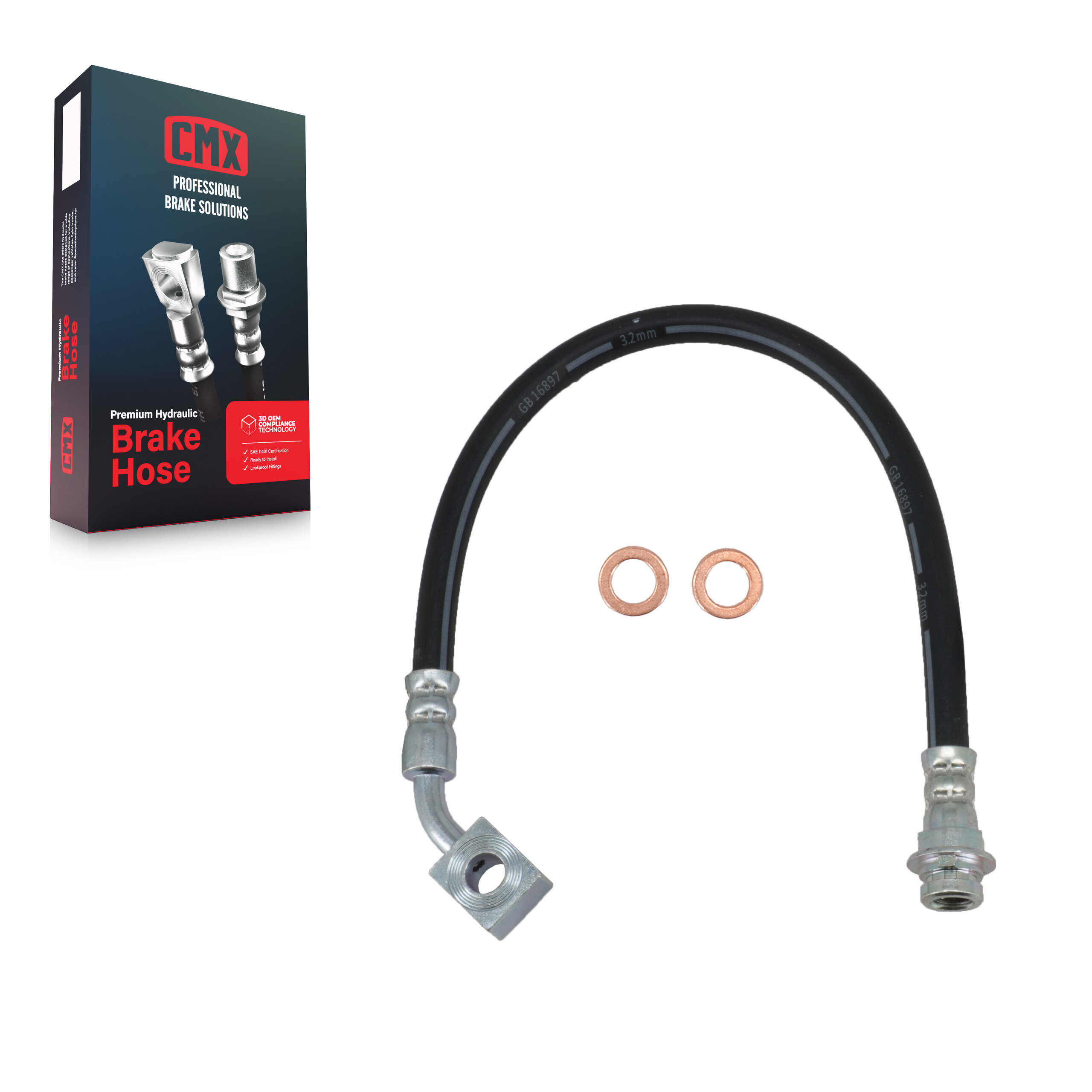 CMX - 12-H620829 - Rear Right Brake Hydraulic Hose