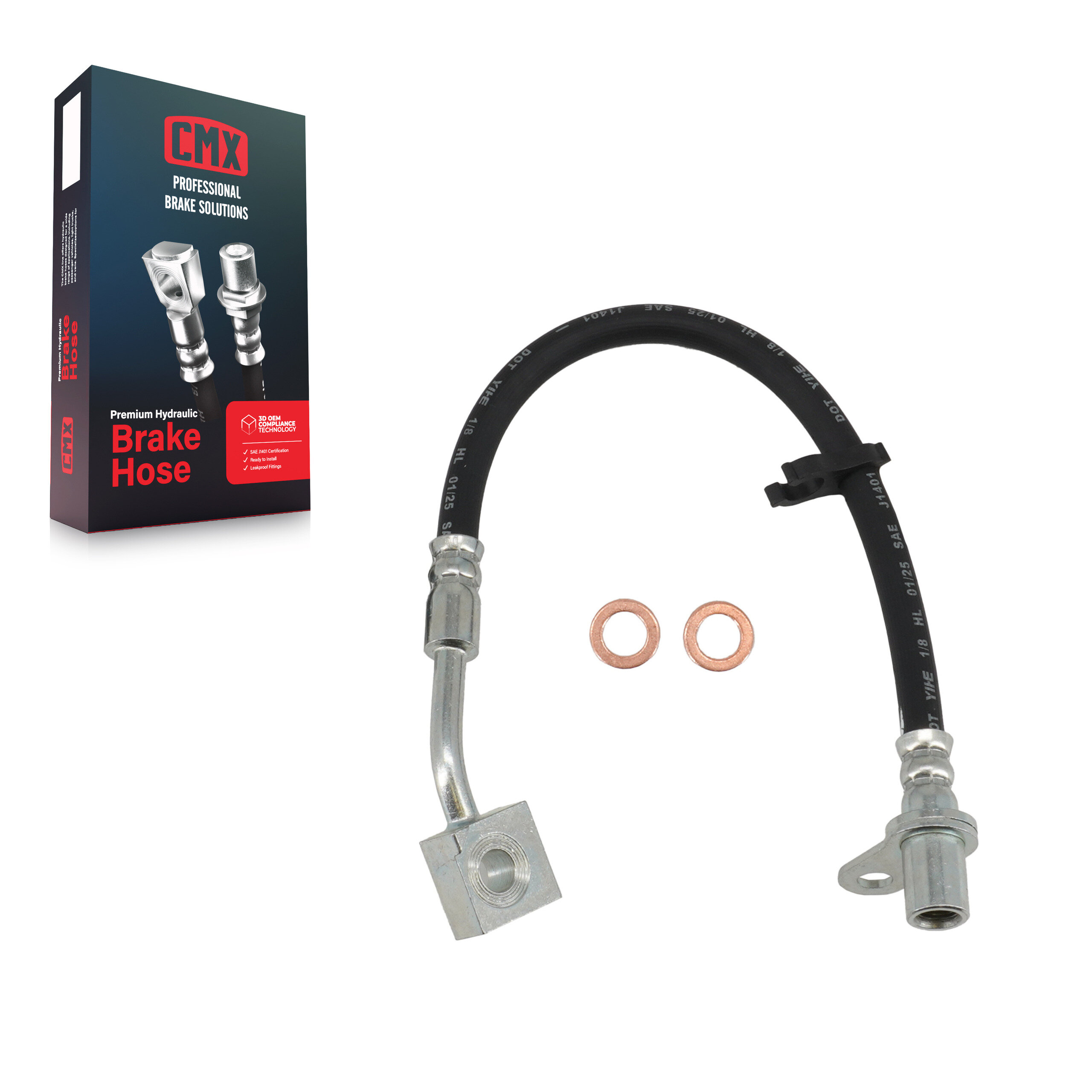 CMX - 12-H620937 - Front Left Brake Hydraulic Hose