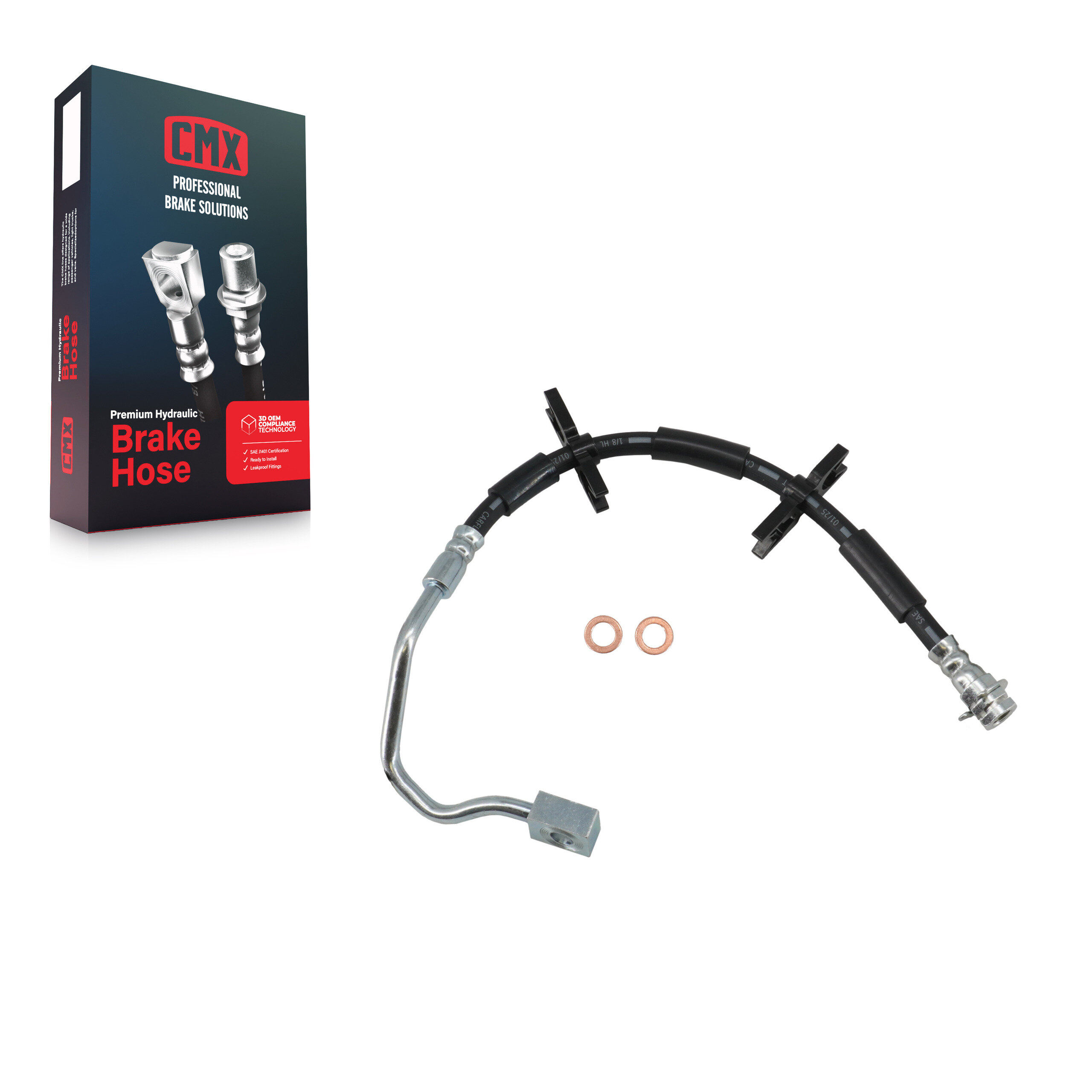 CMX - 12-H620975 - Front Left Brake Hydraulic Hose