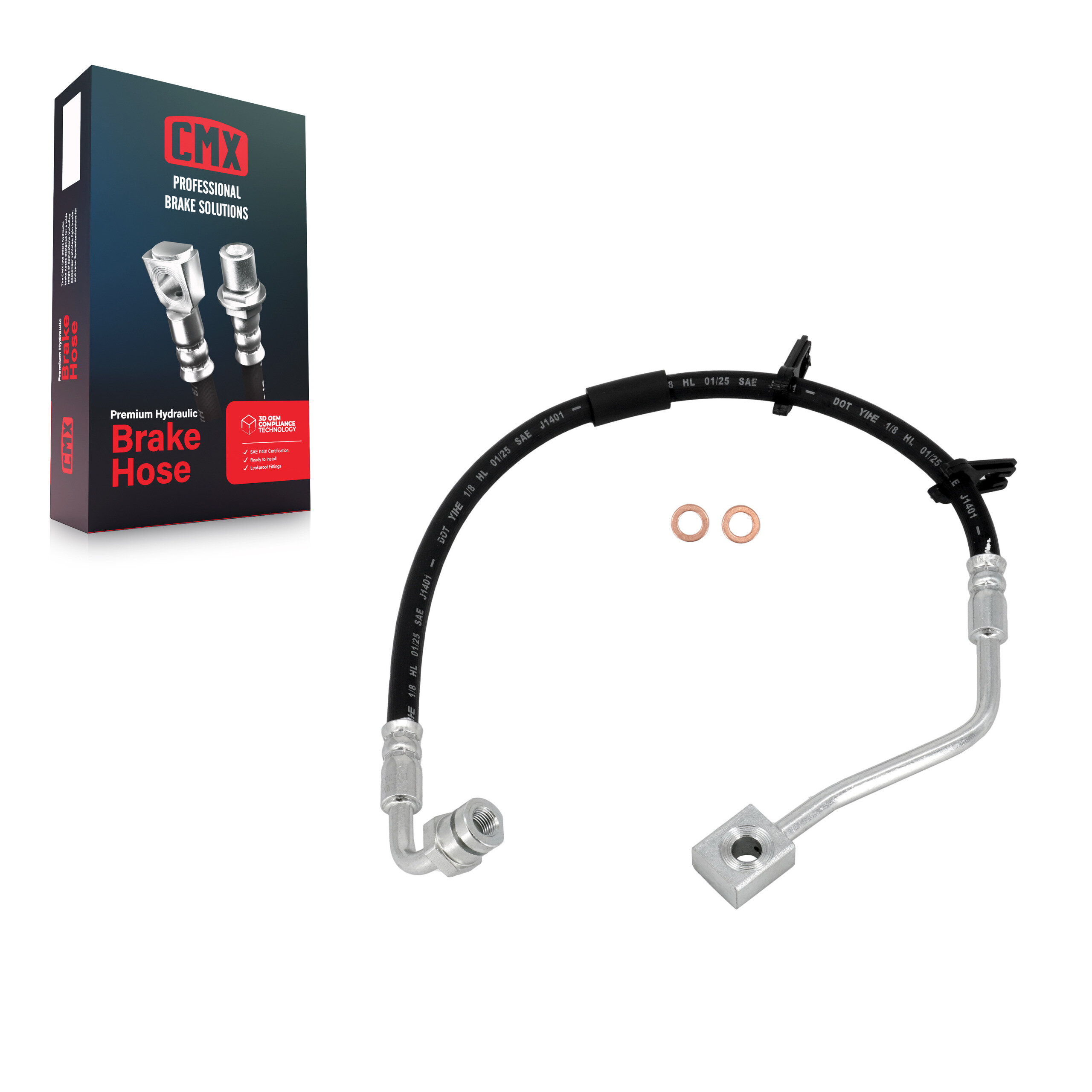 CMX - 12-H620986 - Front Left Brake Hydraulic Hose