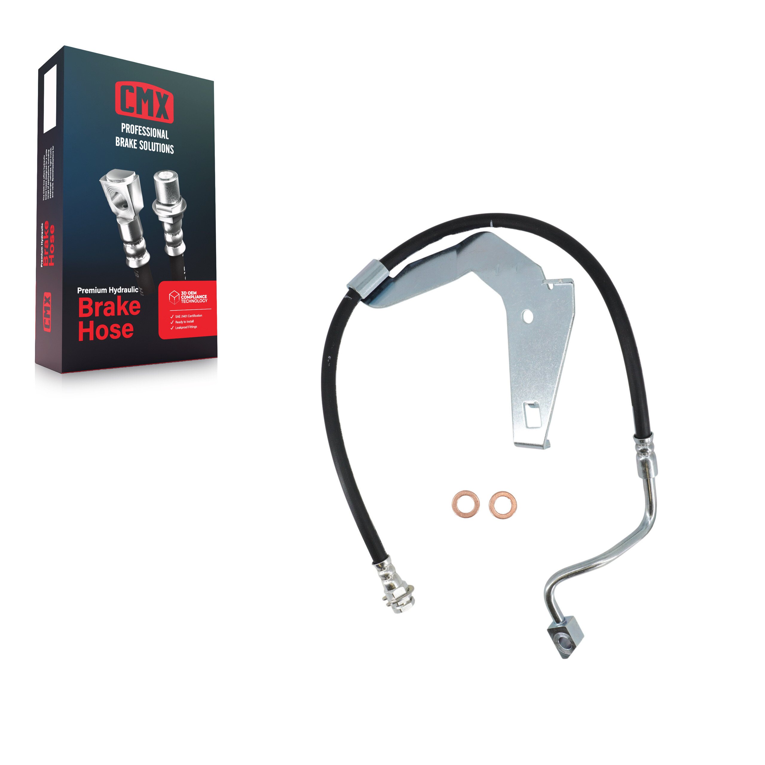 CMX - 12-H621001 - Front Left Brake Hydraulic Hose
