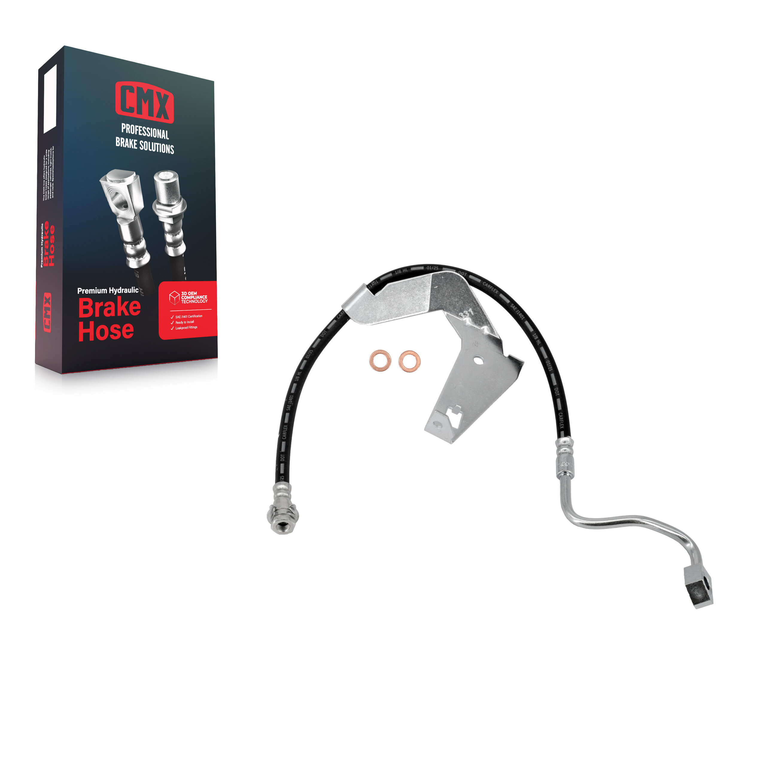 CMX - 12-H621002 - Front Right Brake Hydraulic Hose