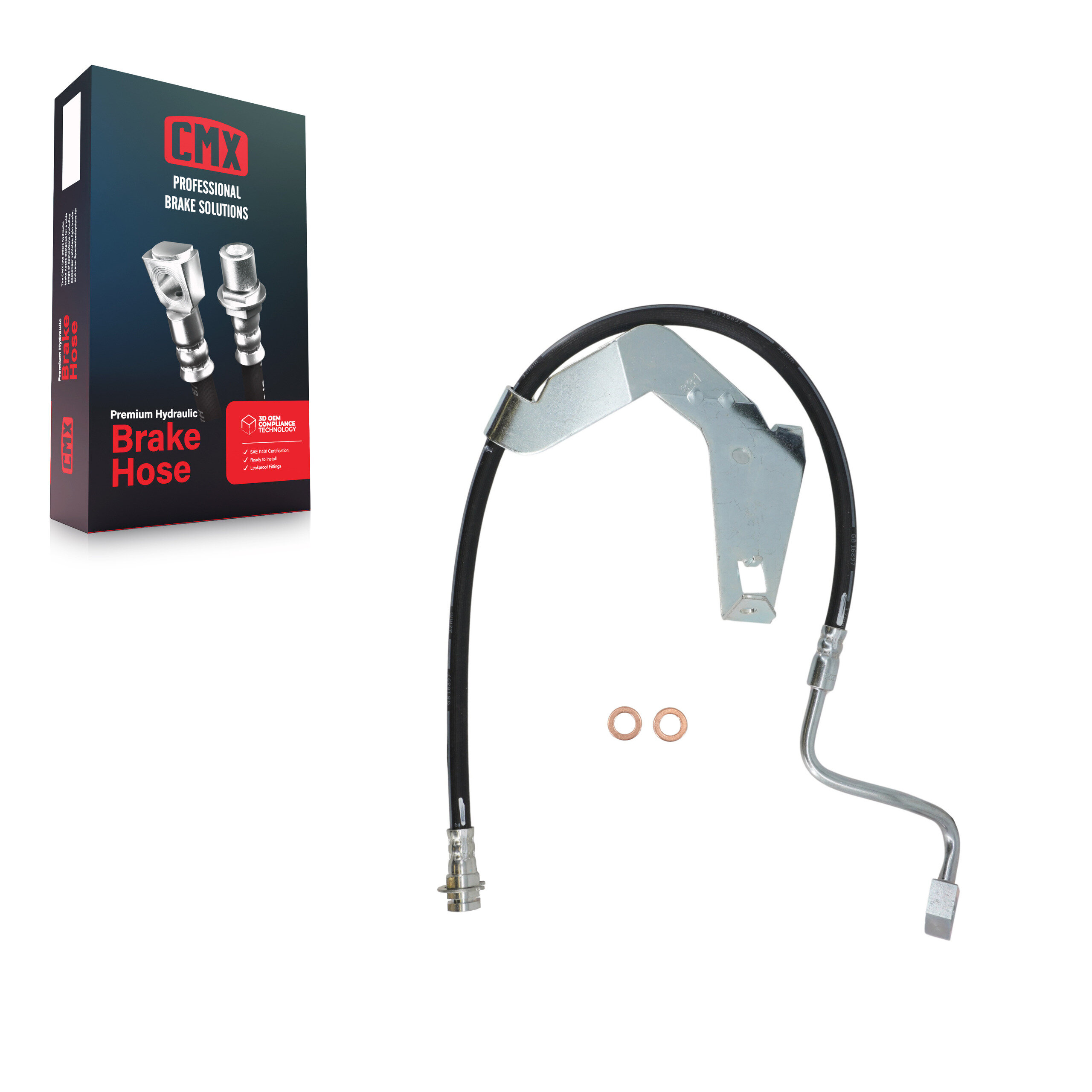 CMX - 12-H621003 - Front Right Brake Hydraulic Hose