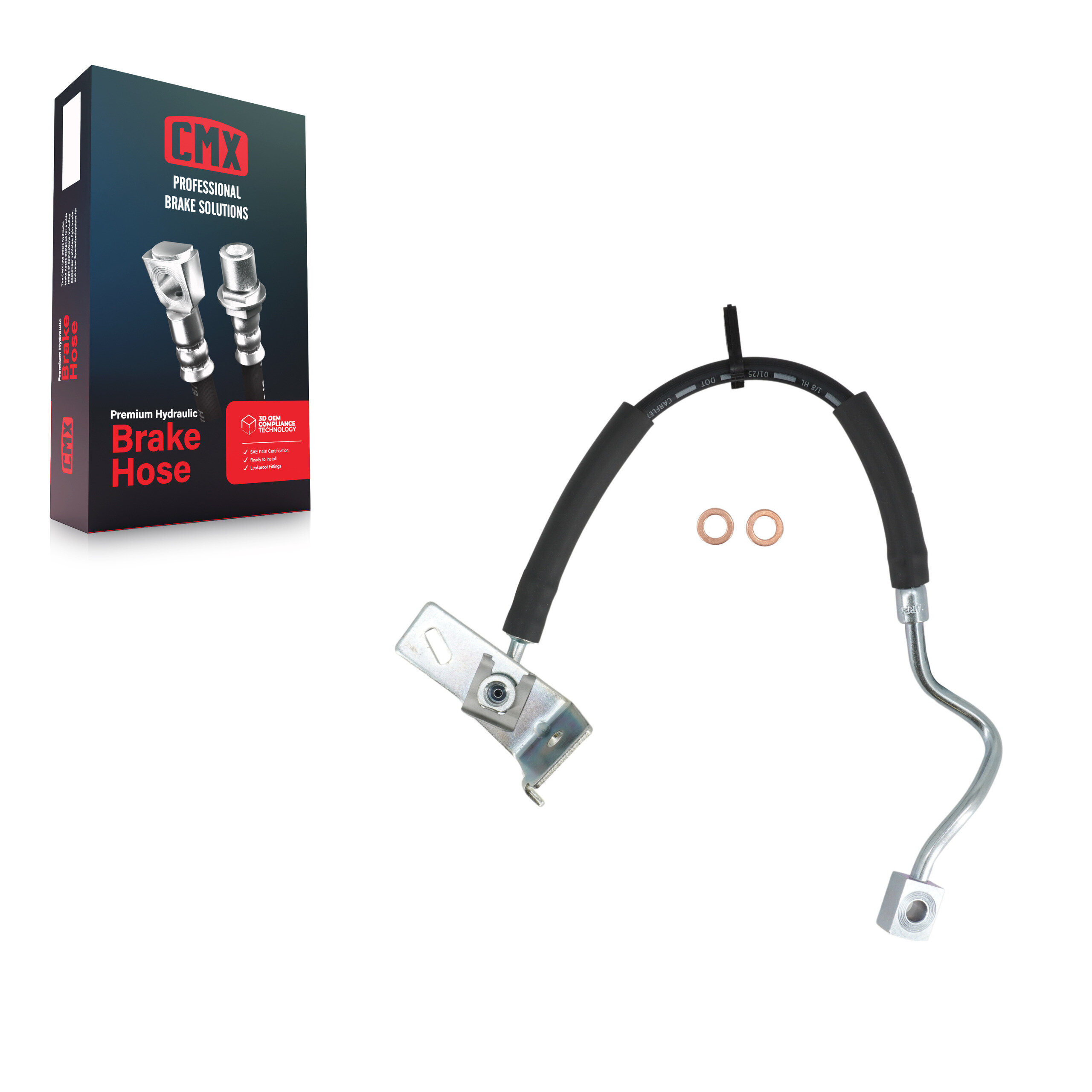 CMX - 12-H621014 - Front Right Brake Hydraulic Hose