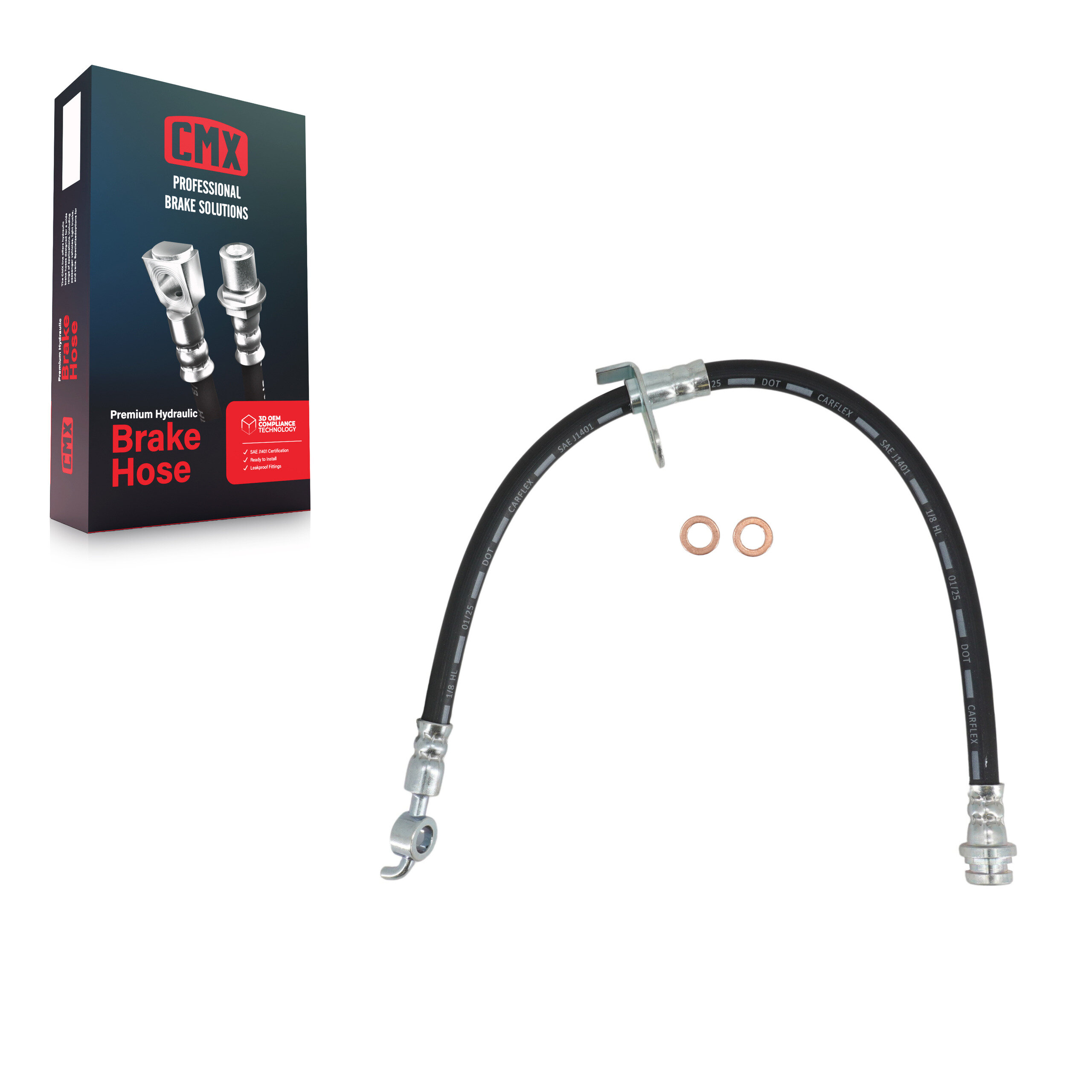 CMX - 12-H621026 - Front Brake Hydraulic Hose