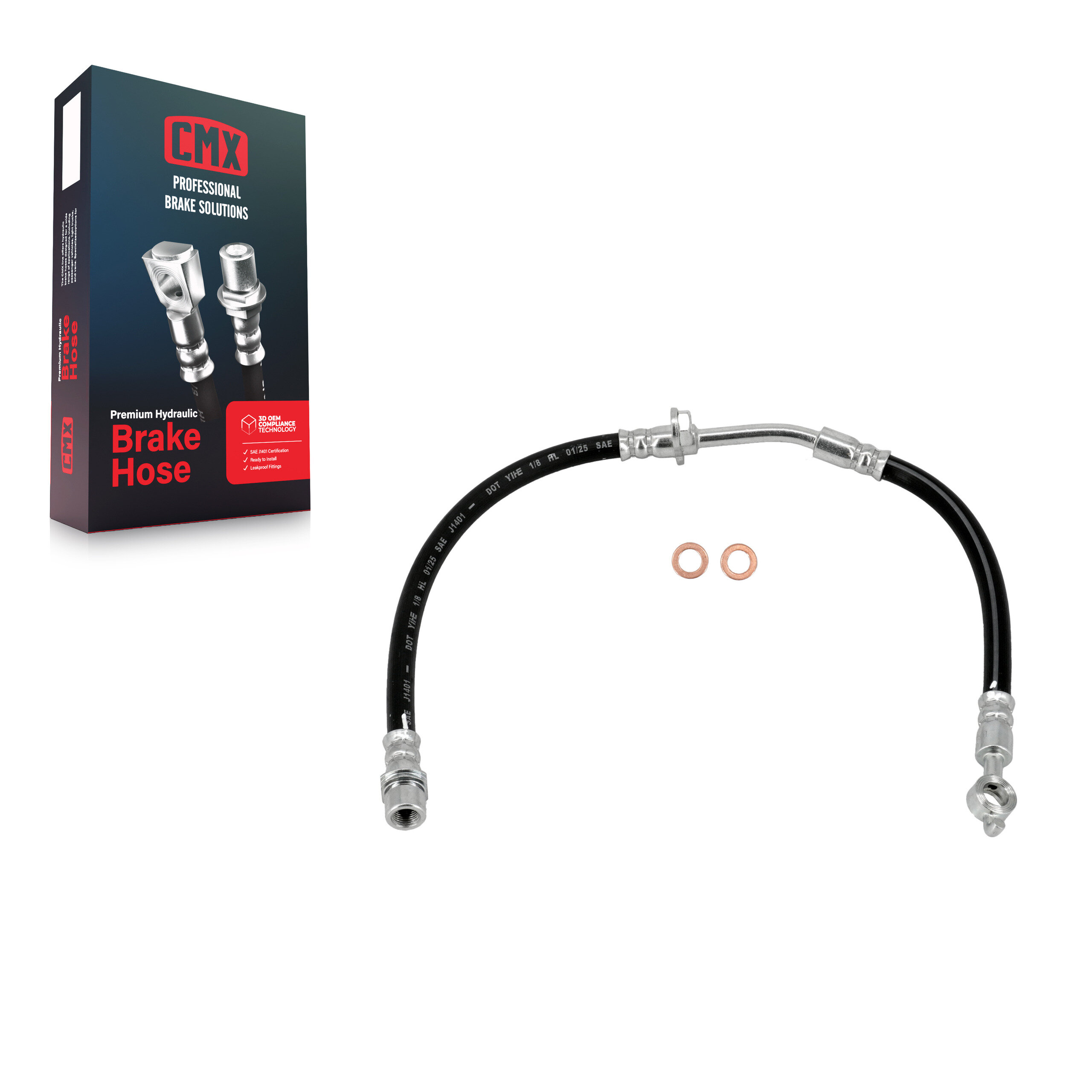 CMX - 12-H621059 - Front Right Brake Hydraulic Hose