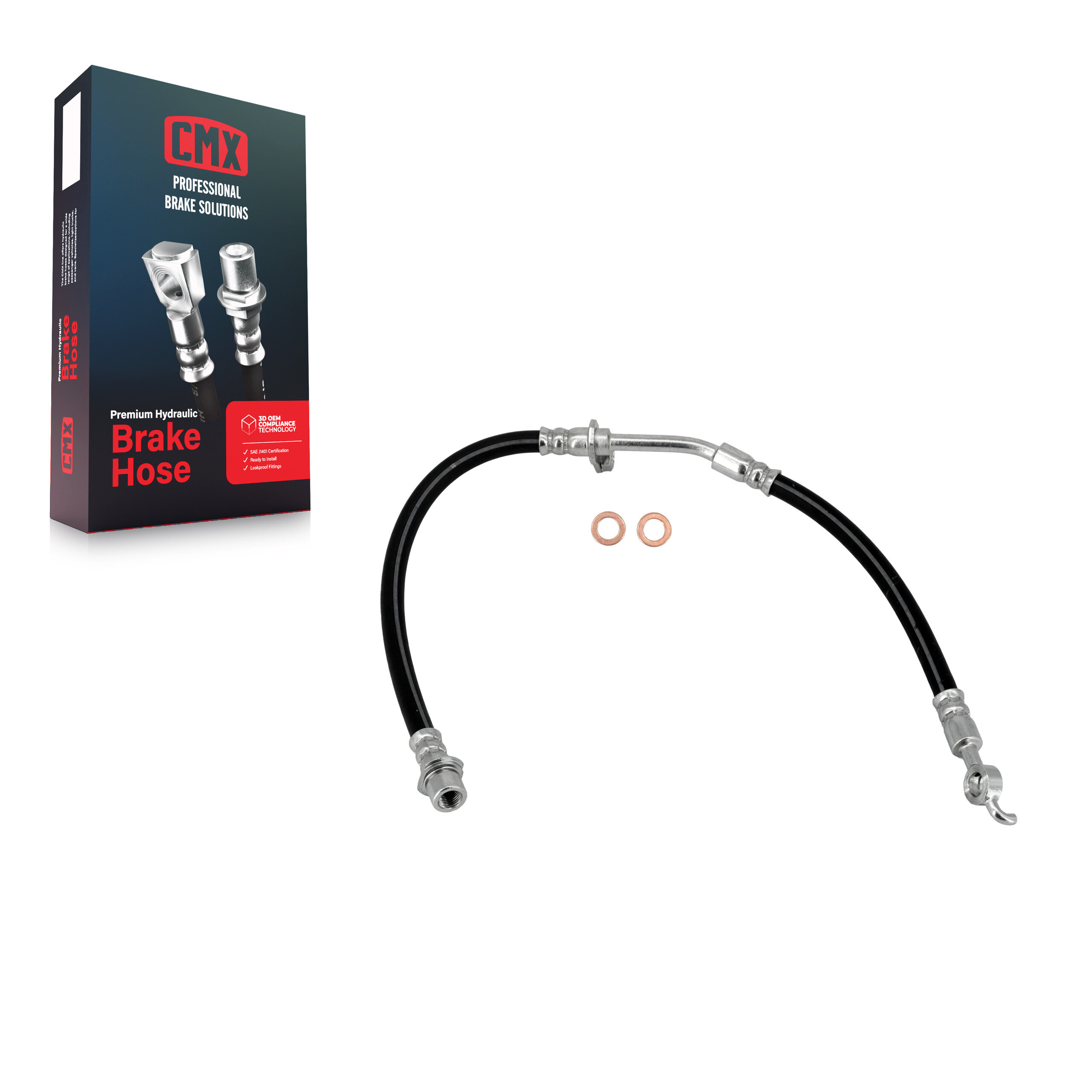 CMX - 12-H621060 - Front Left Brake Hydraulic Hose