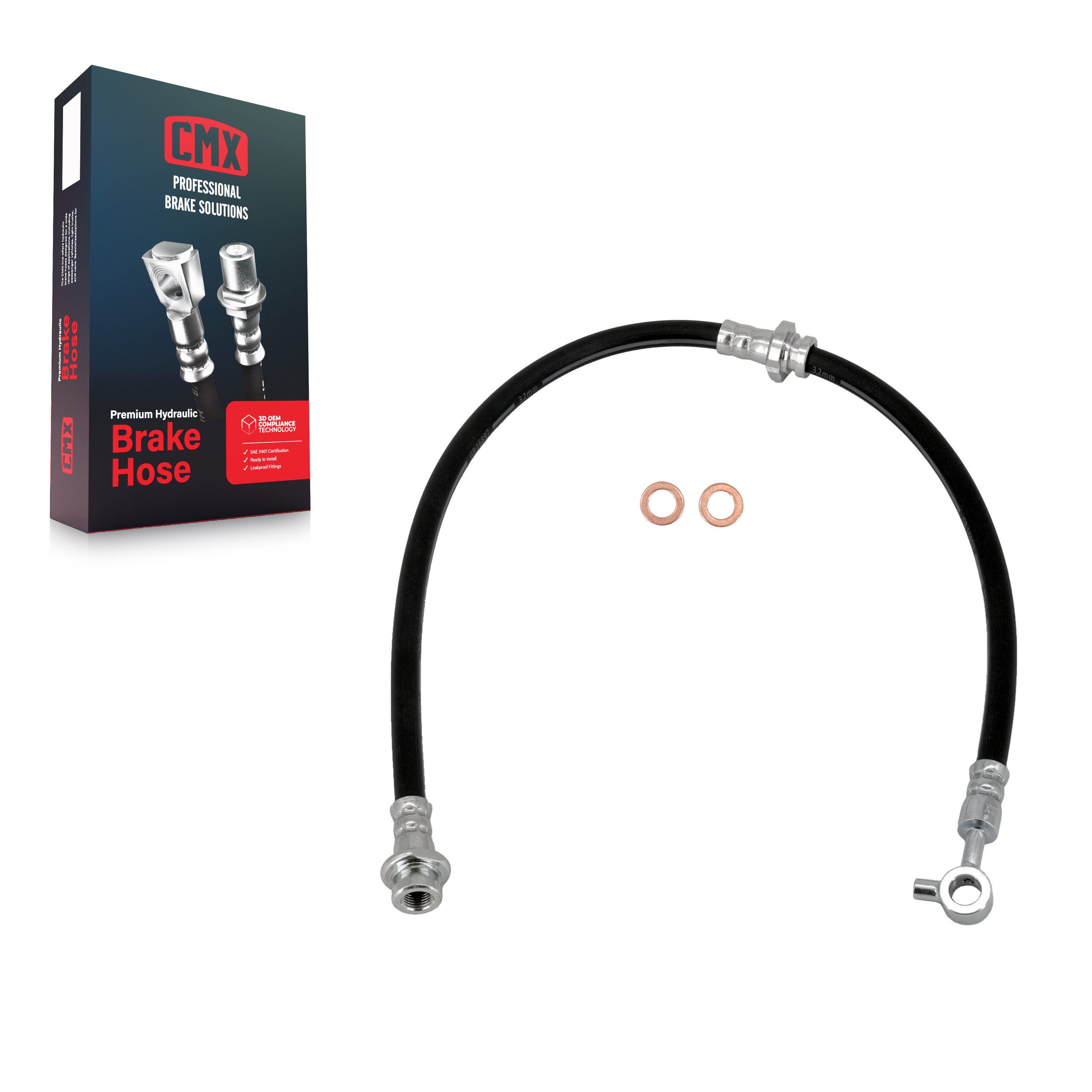 CMX - 12-H621105 - Front Right Brake Hydraulic Hose