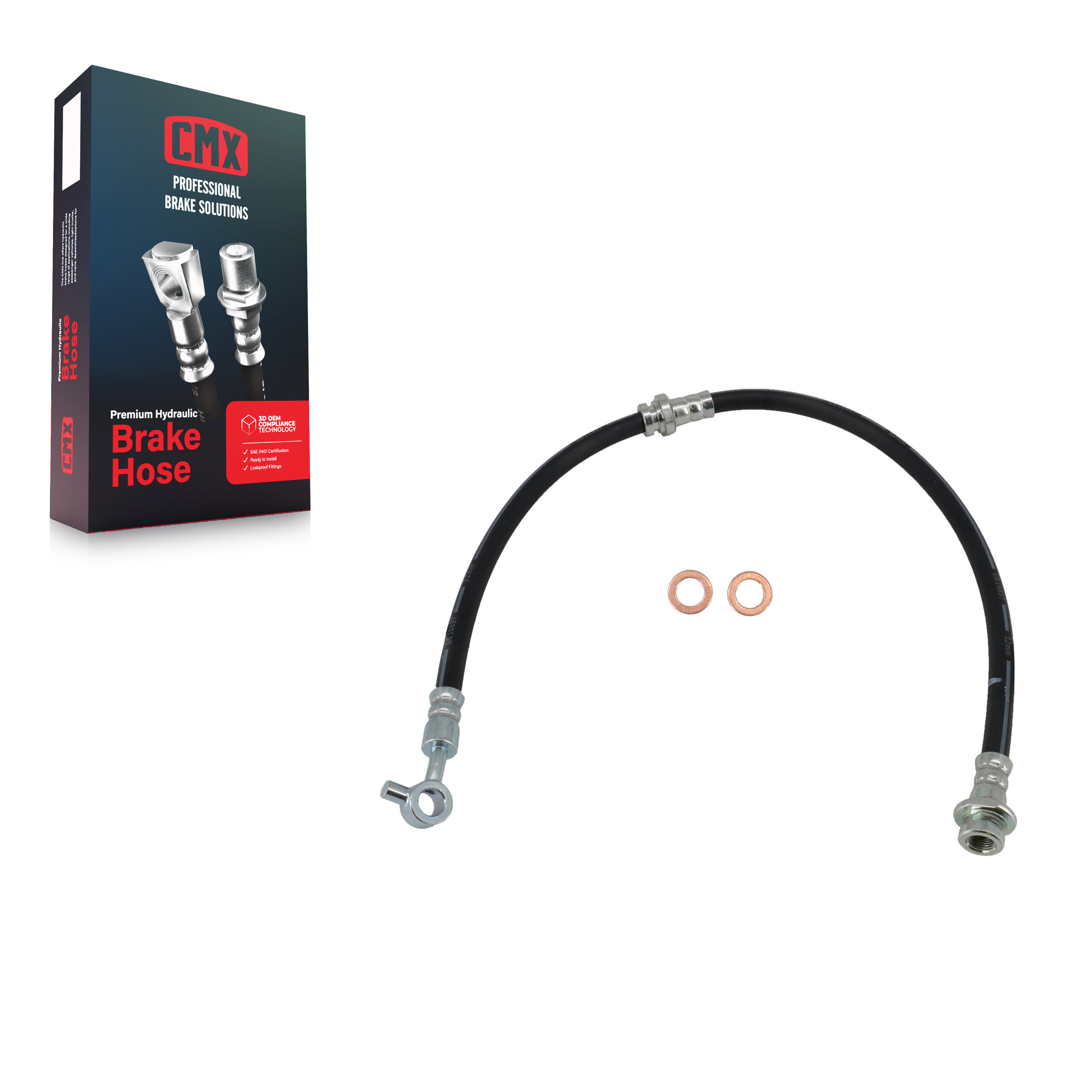 CMX - 12-H621116 - Front Right Brake Hydraulic Hose