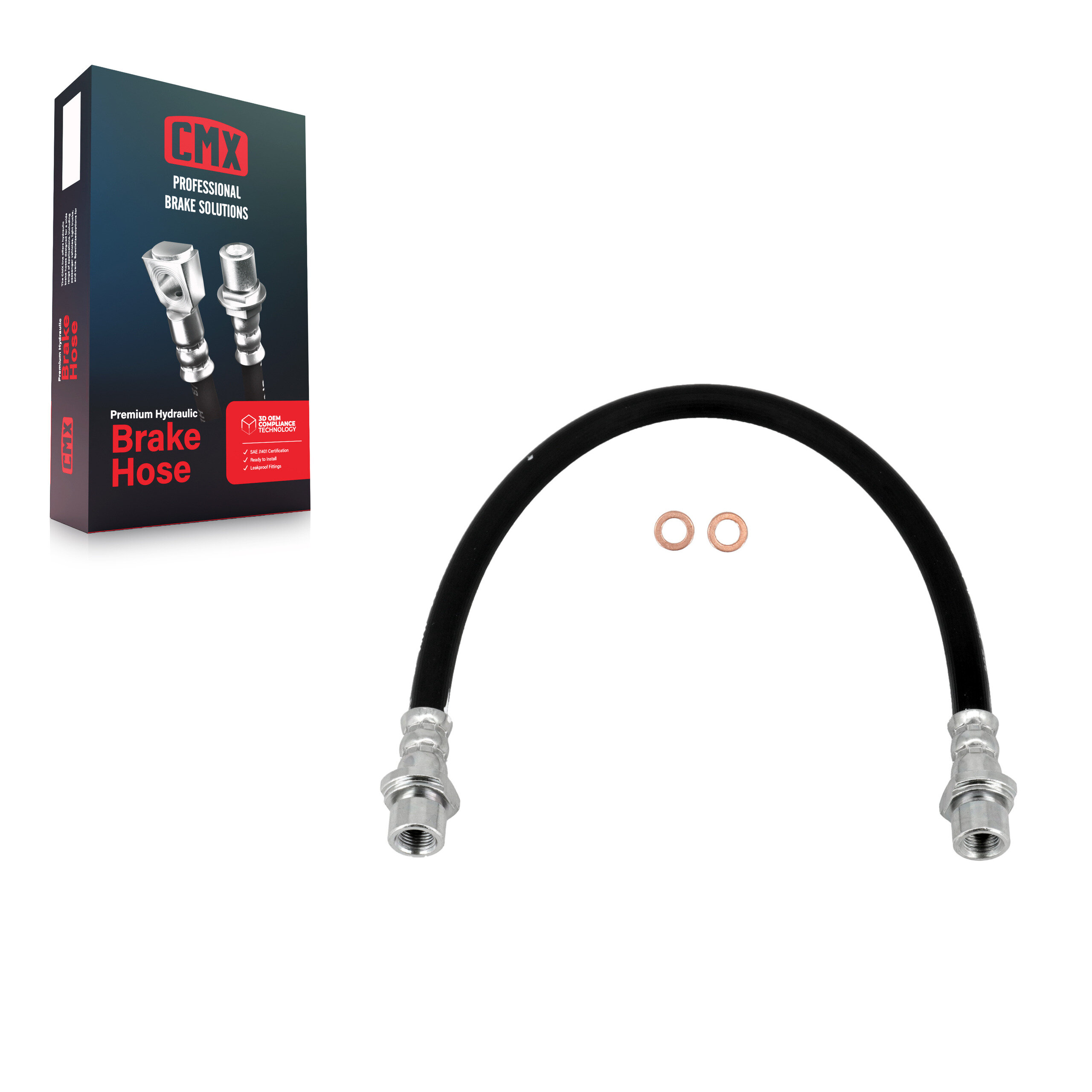 CMX - 12-H621129 - Rear Left Inner Brake Hydraulic Hose