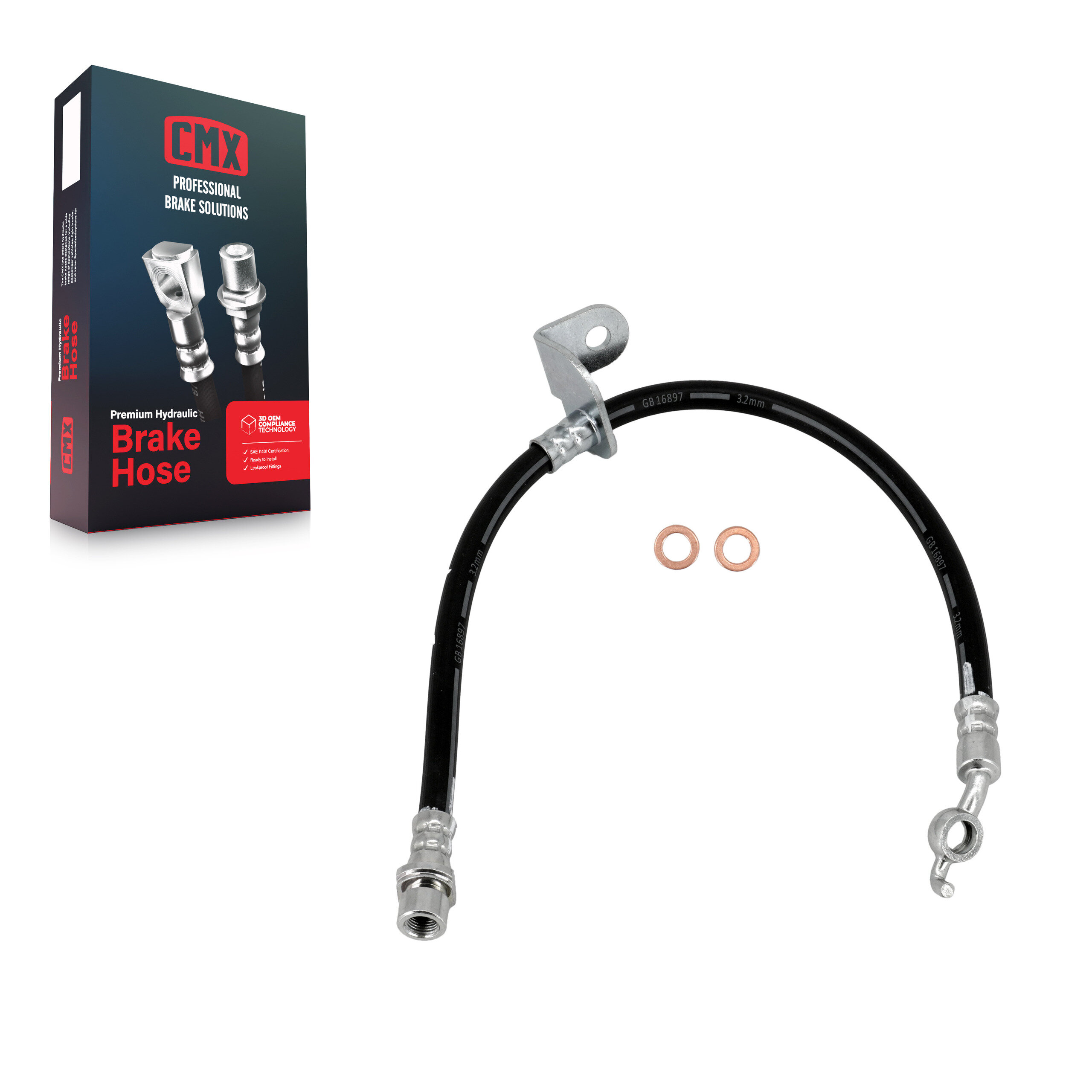 CMX - 12-H621132 - Rear Left Brake Hydraulic Hose