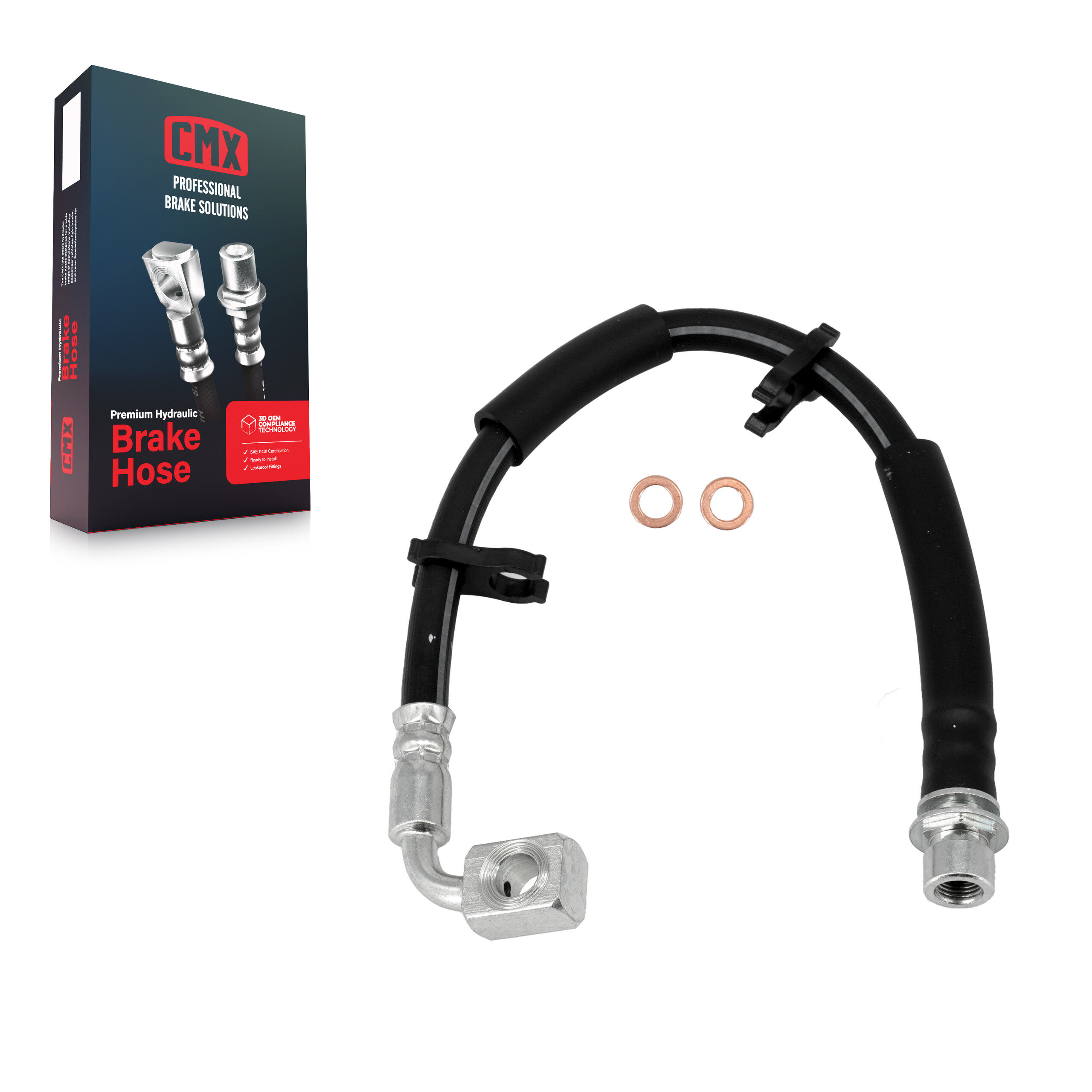 CMX - 12-H621309 - Front Left Brake Hydraulic Hose