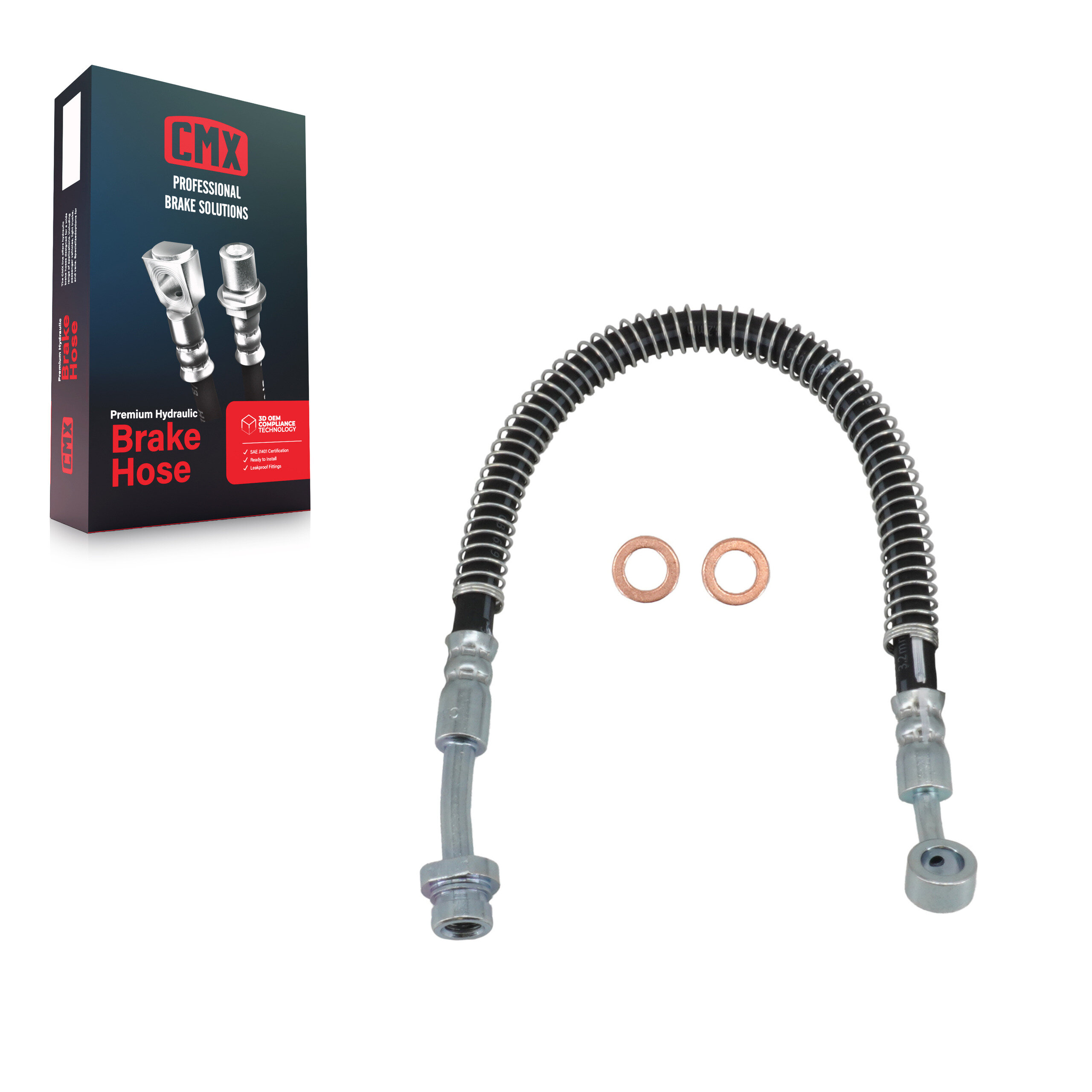 CMX - 12-H621339 - Front Left Brake Hydraulic Hose