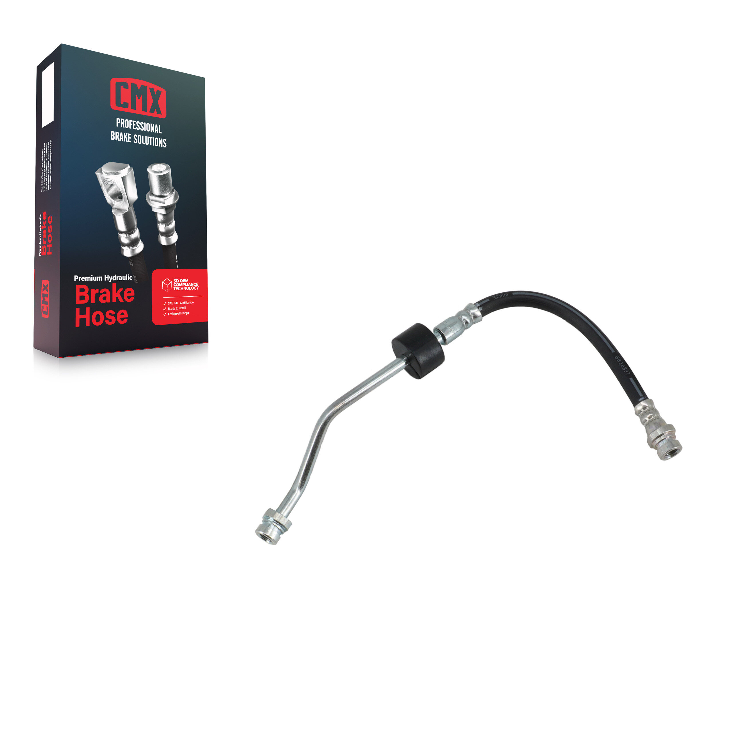 CMX - 12-H621376 - Rear Left Inner Brake Hydraulic Hose