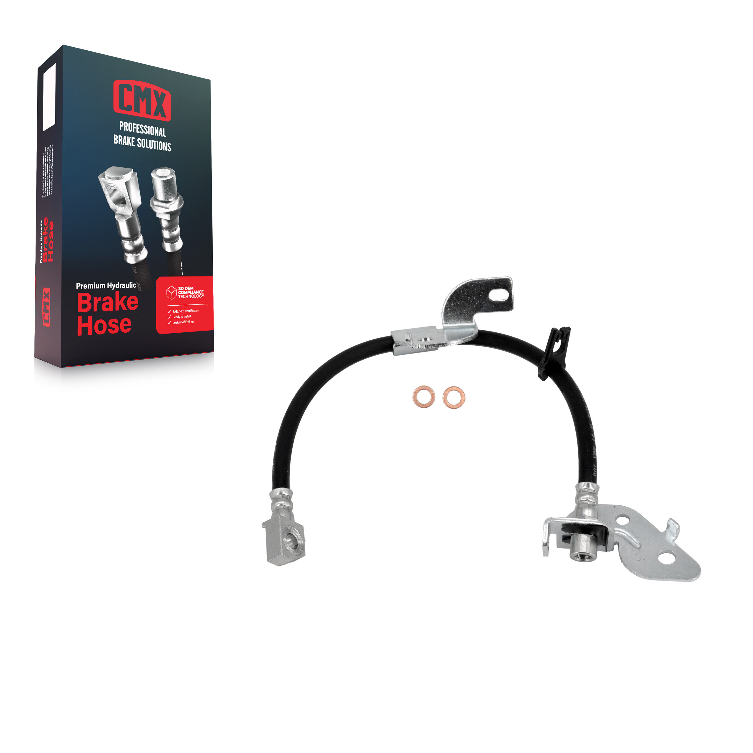 CMX - 12-H621460 - Front Left Brake Hydraulic Hose
