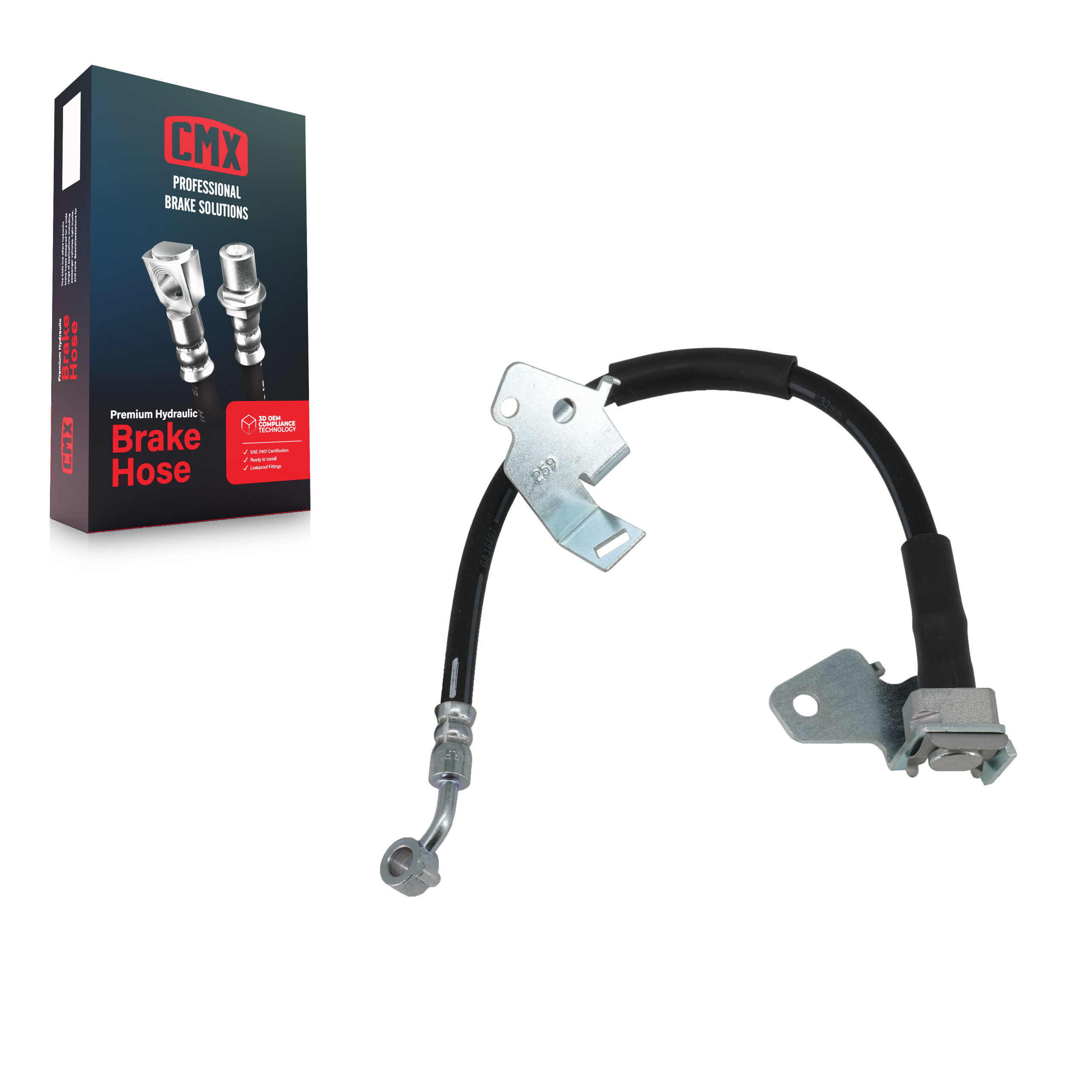 CMX - 12-H621467 - Front Left Brake Hydraulic Hose