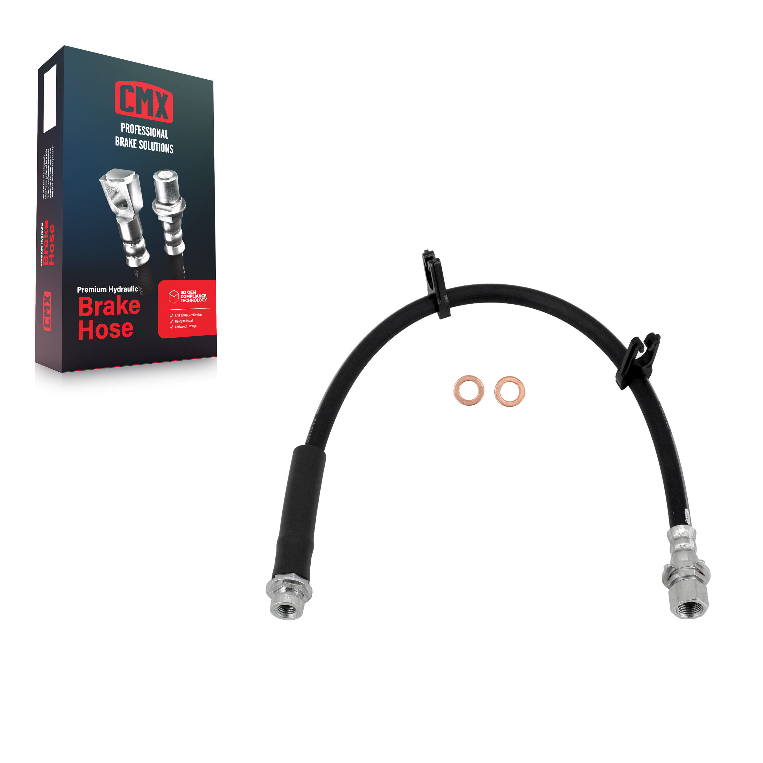CMX - 12-H621473 - Rear Left Inner Brake Hydraulic Hose