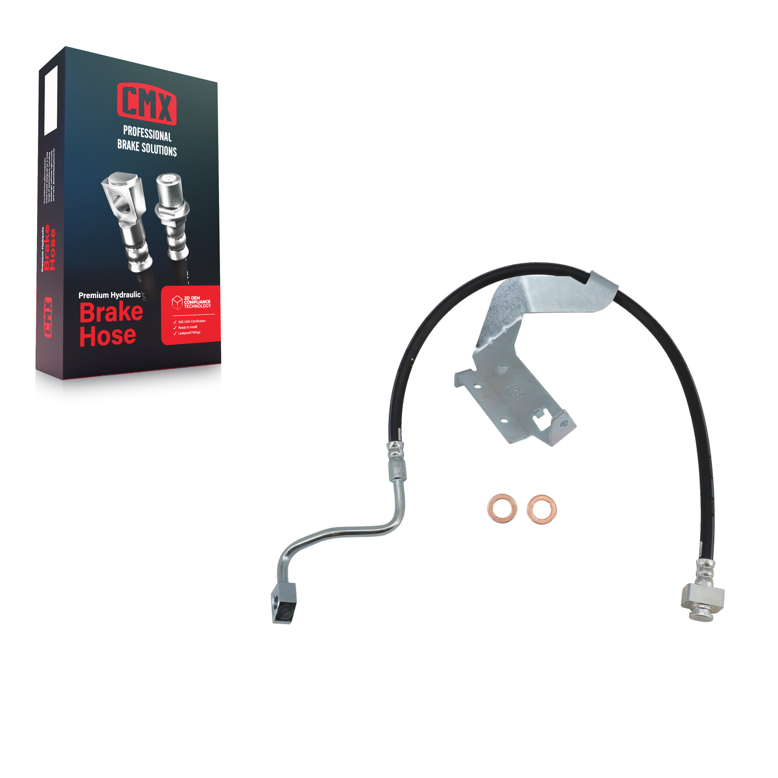 CMX - 12-H621605 - Front Left Brake Hydraulic Hose