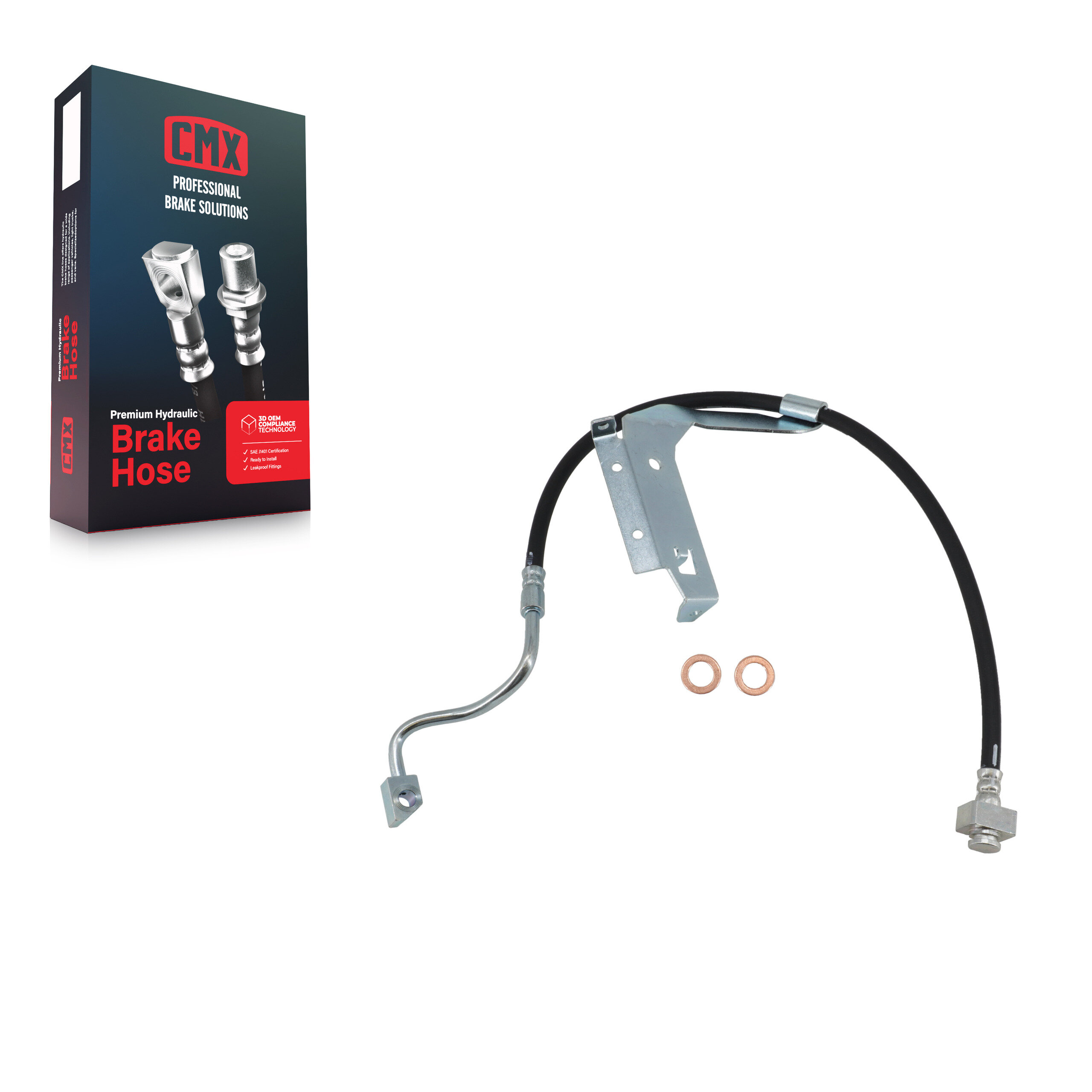 CMX - 12-H621606 - Front Right Brake Hydraulic Hose