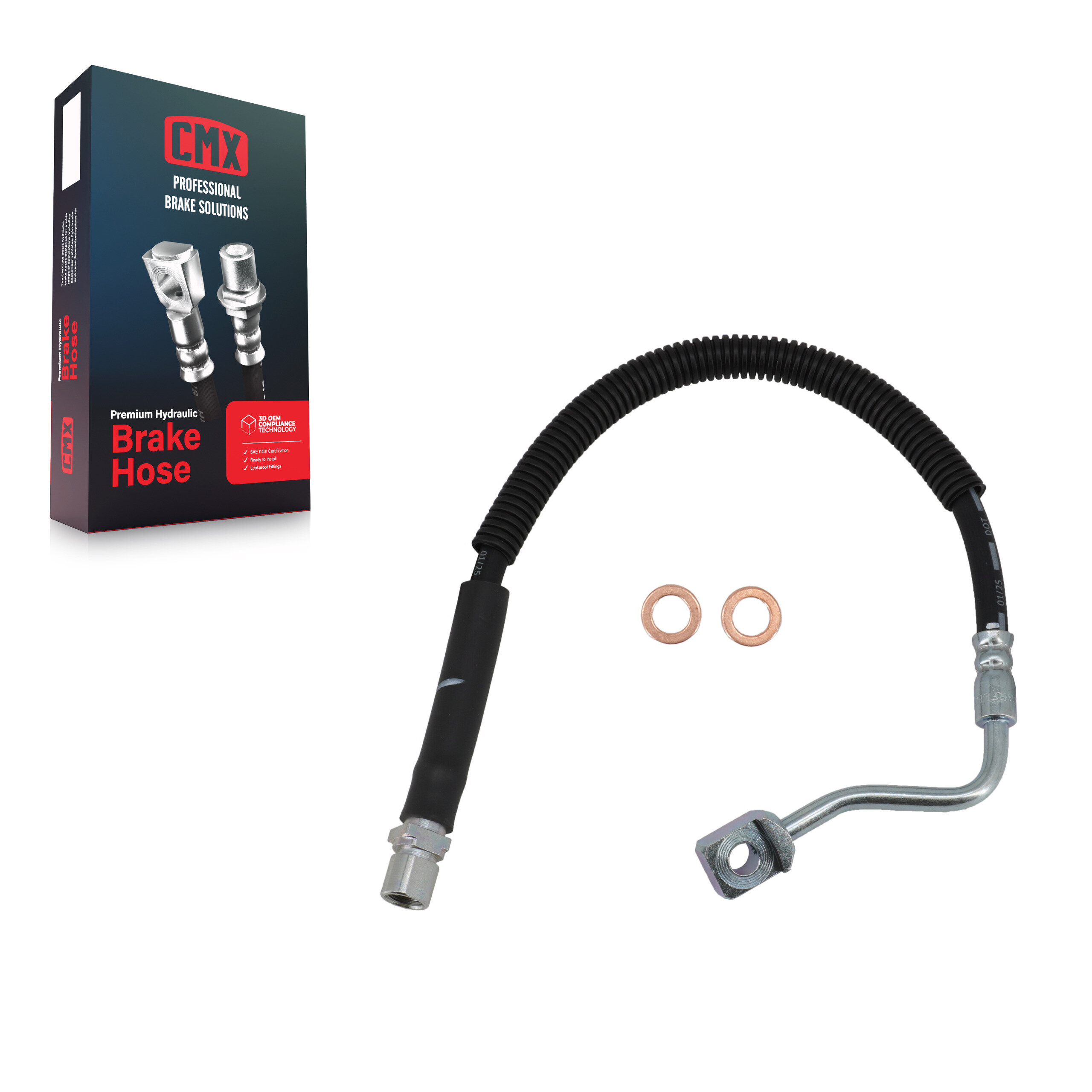 CMX - 12-H621670 - Rear Left Brake Hydraulic Hose
