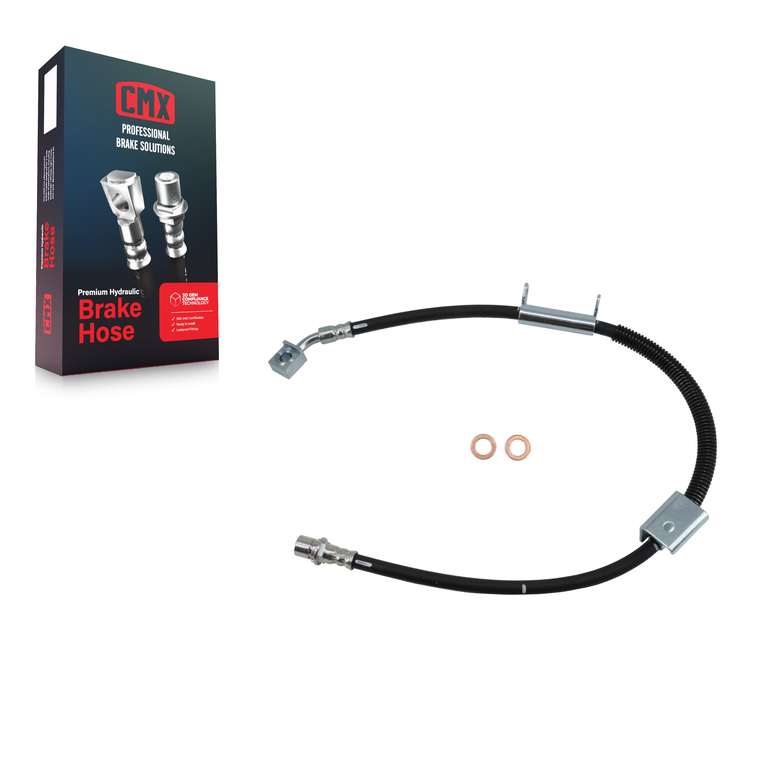 CMX - 12-H621676 - Front Left Brake Hydraulic Hose