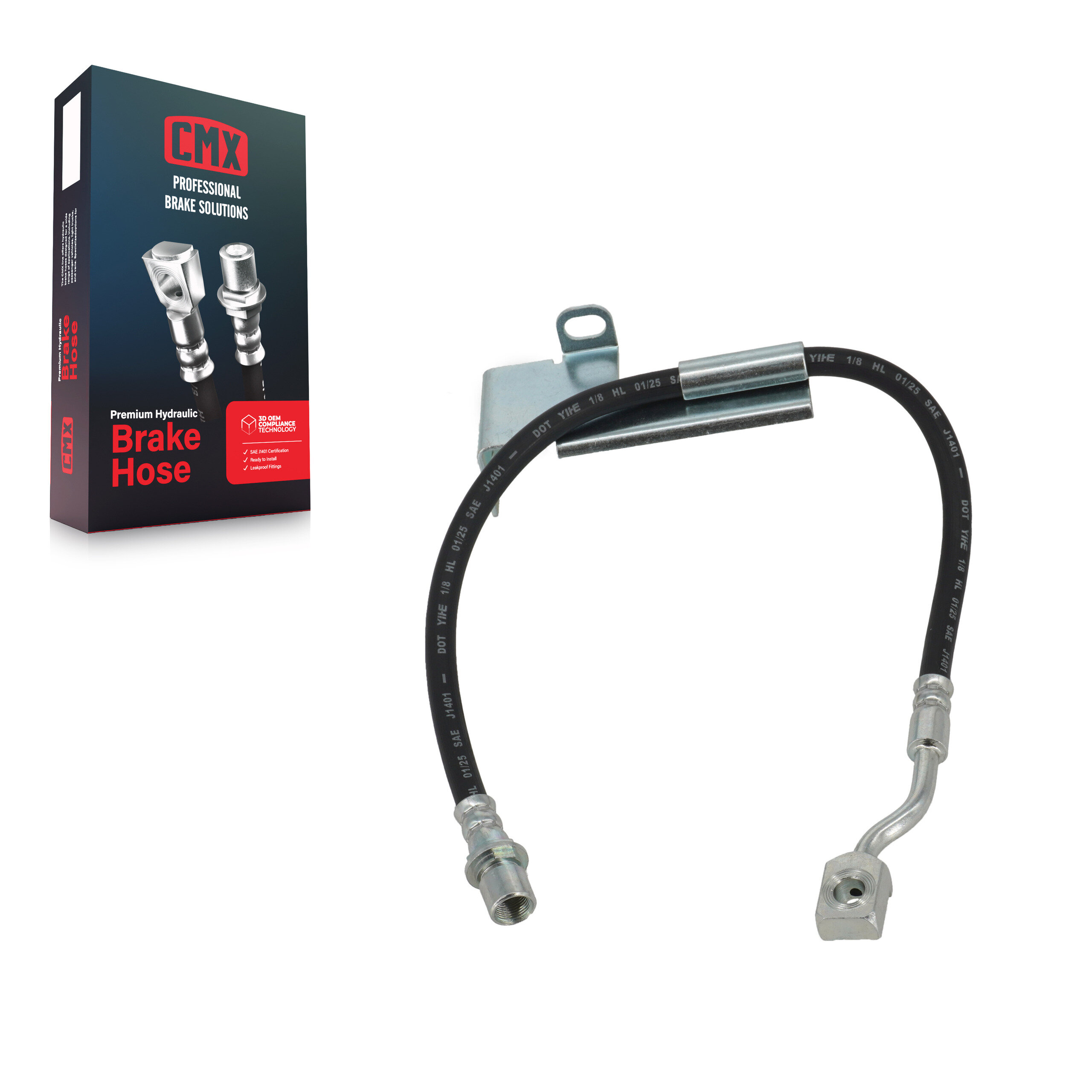 CMX - 12-H621693 - Front Right Brake Hydraulic Hose