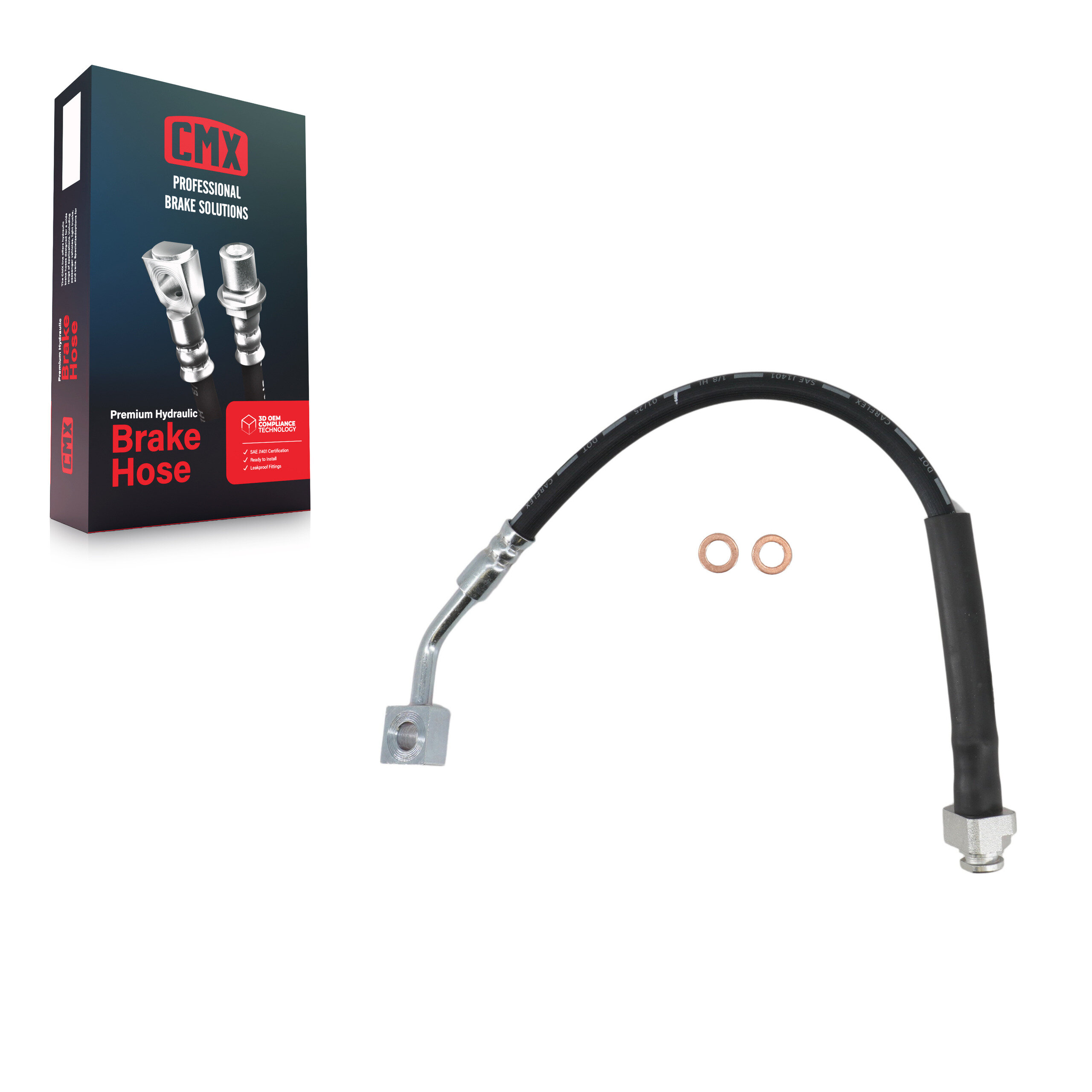 CMX - 12-H621818 - Front Right Brake Hydraulic Hose