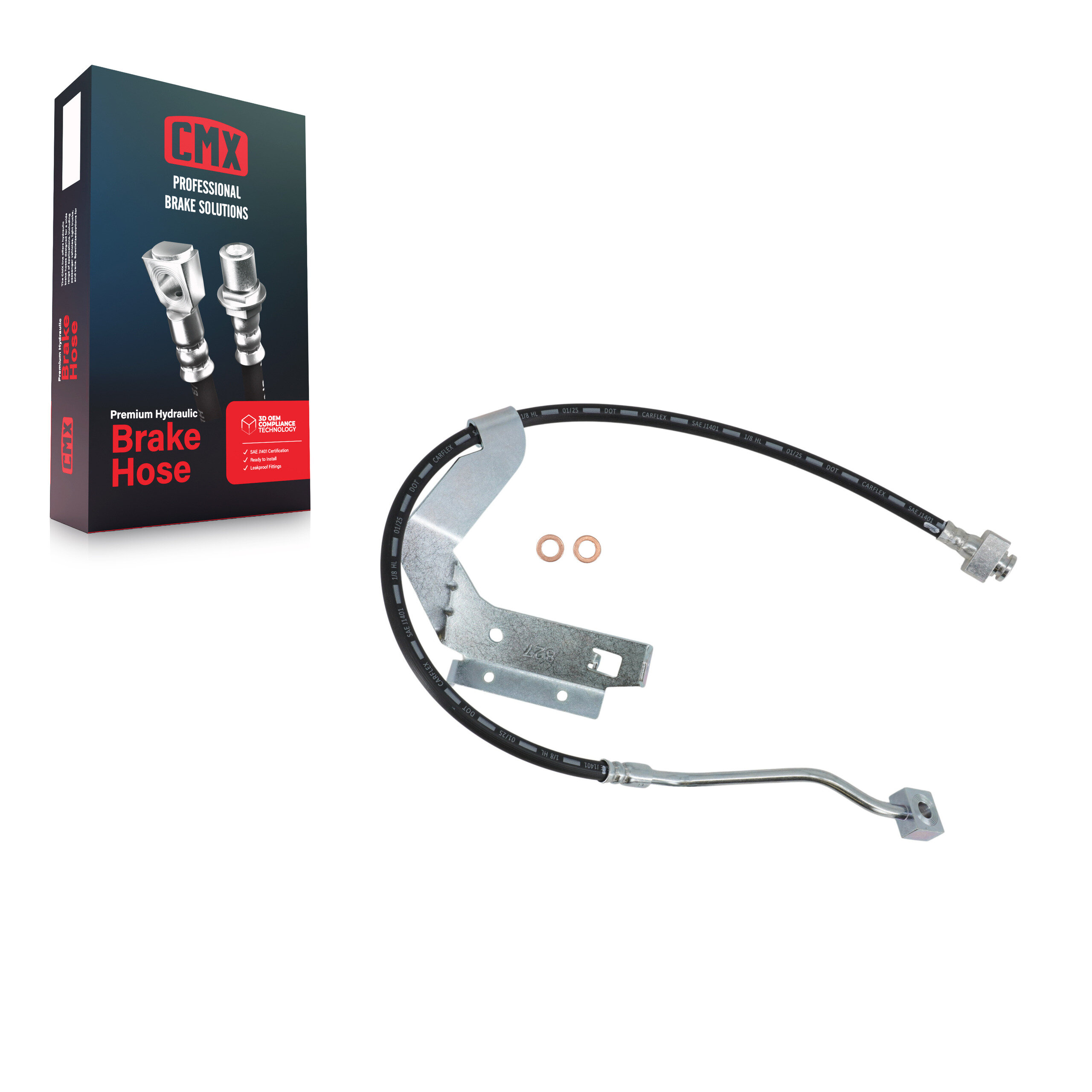 CMX - 12-H622254 - Front Left Brake Hydraulic Hose
