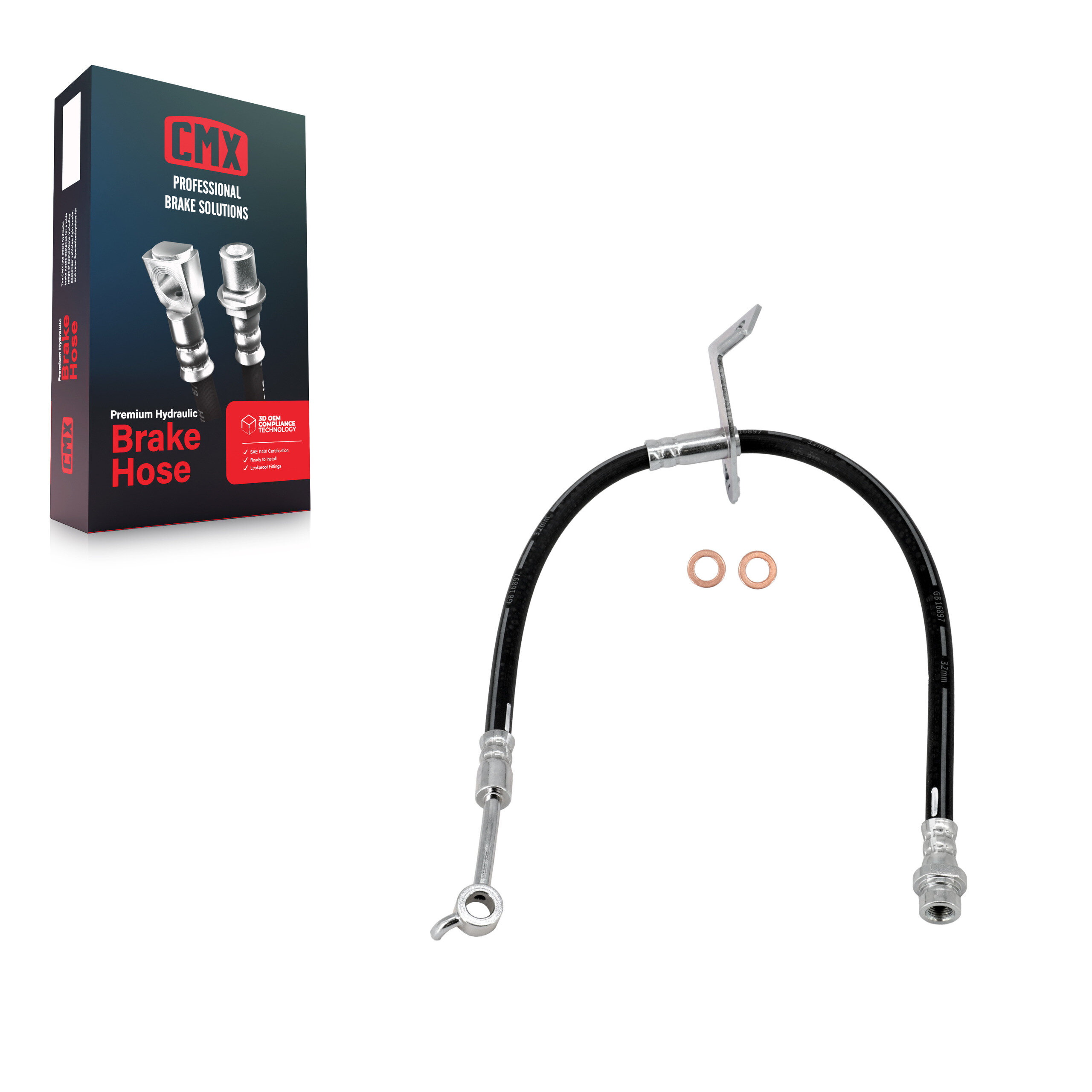 CMX - 12-H622262 - Front Right Brake Hydraulic Hose