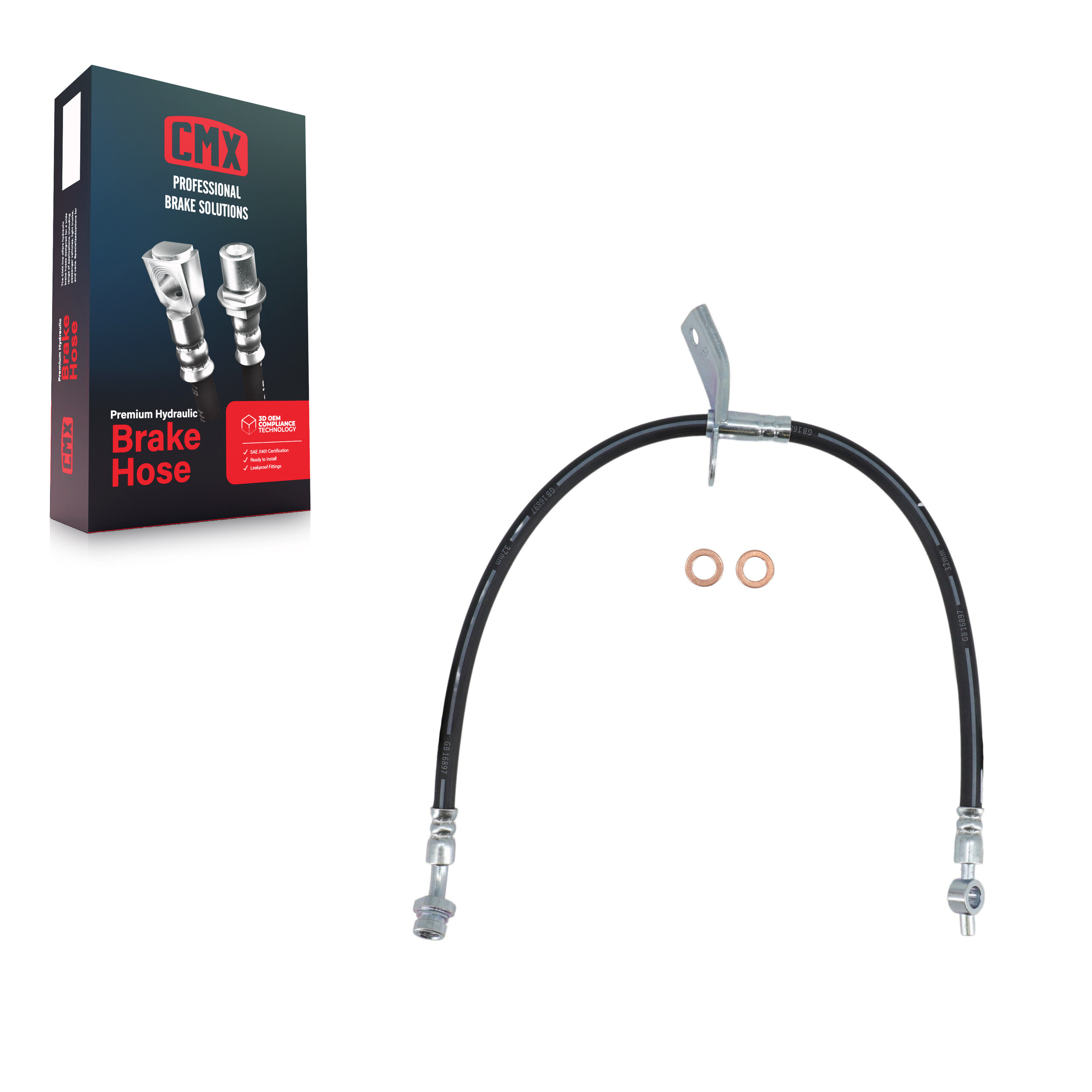CMX - 12-H622264 - Front Right Brake Hydraulic Hose