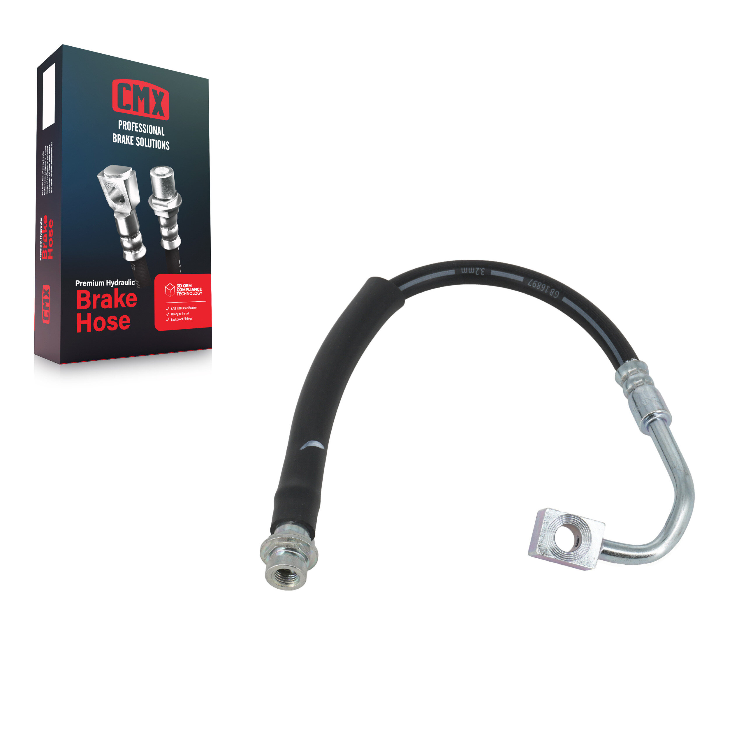 CMX - 12-H622361 - Front Left Brake Hydraulic Hose