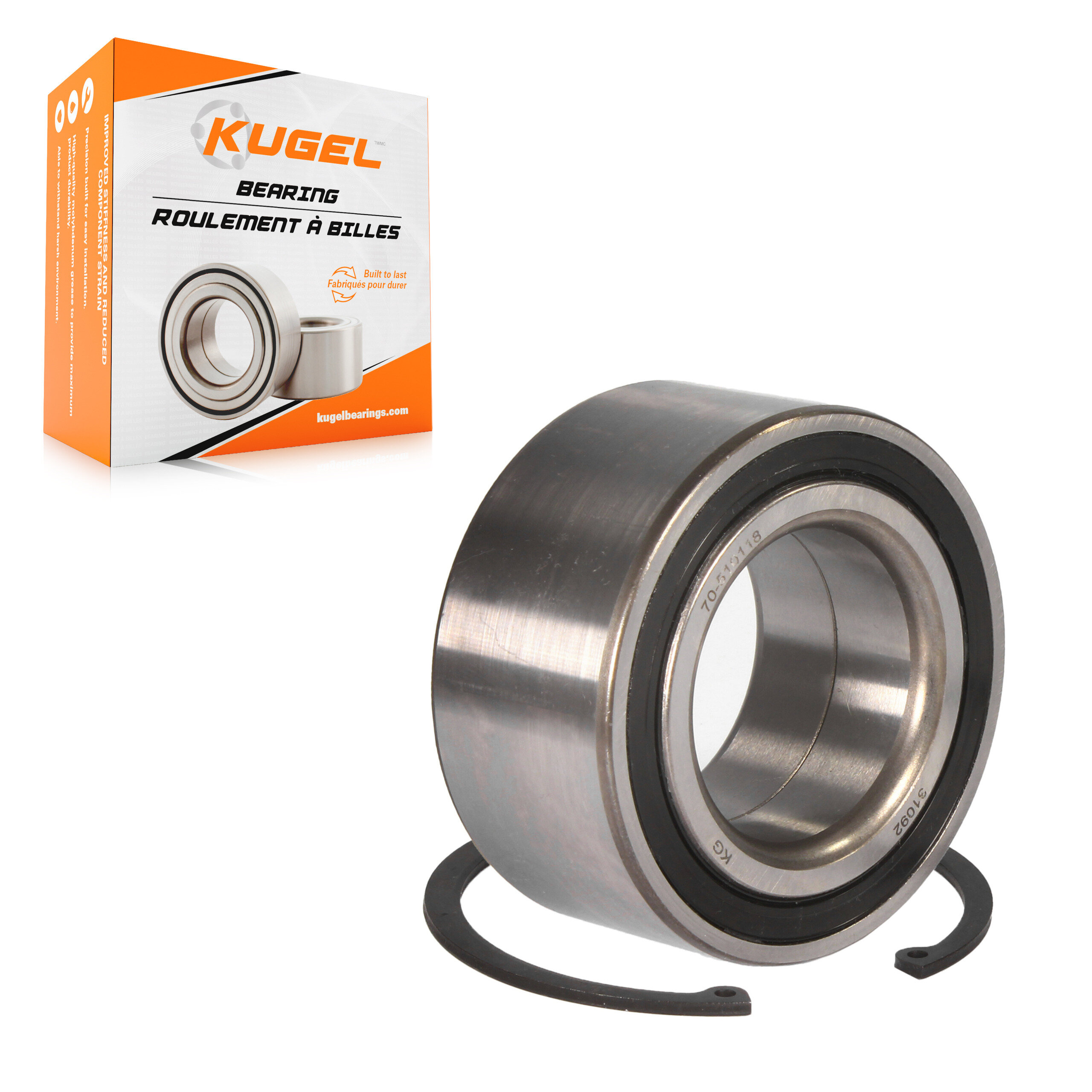 Kugel - 70-510118 - Front Wheel Bearing