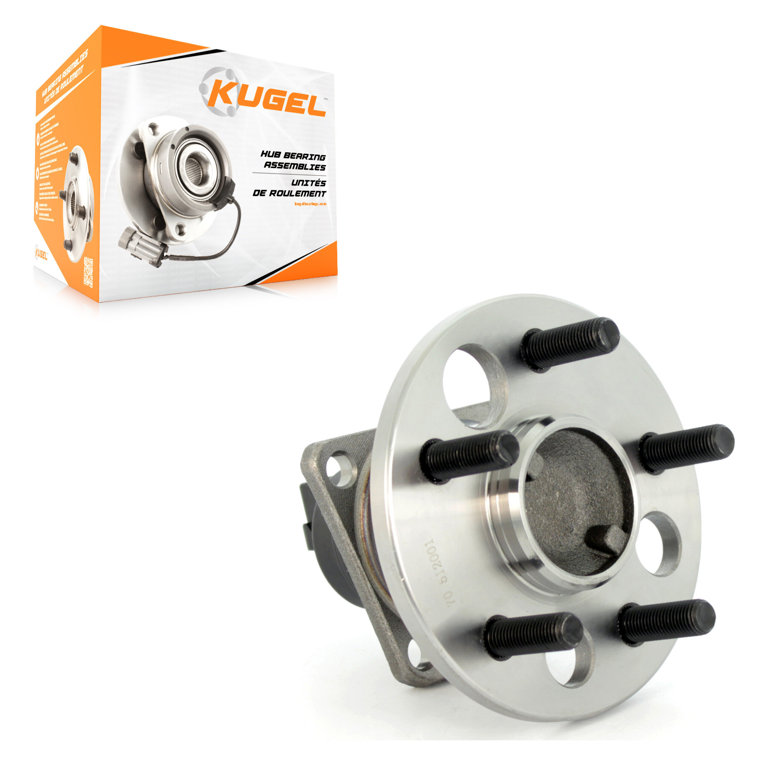 Kugel - 70-512001 - Rear Wheel Bearing and Hub Assembly