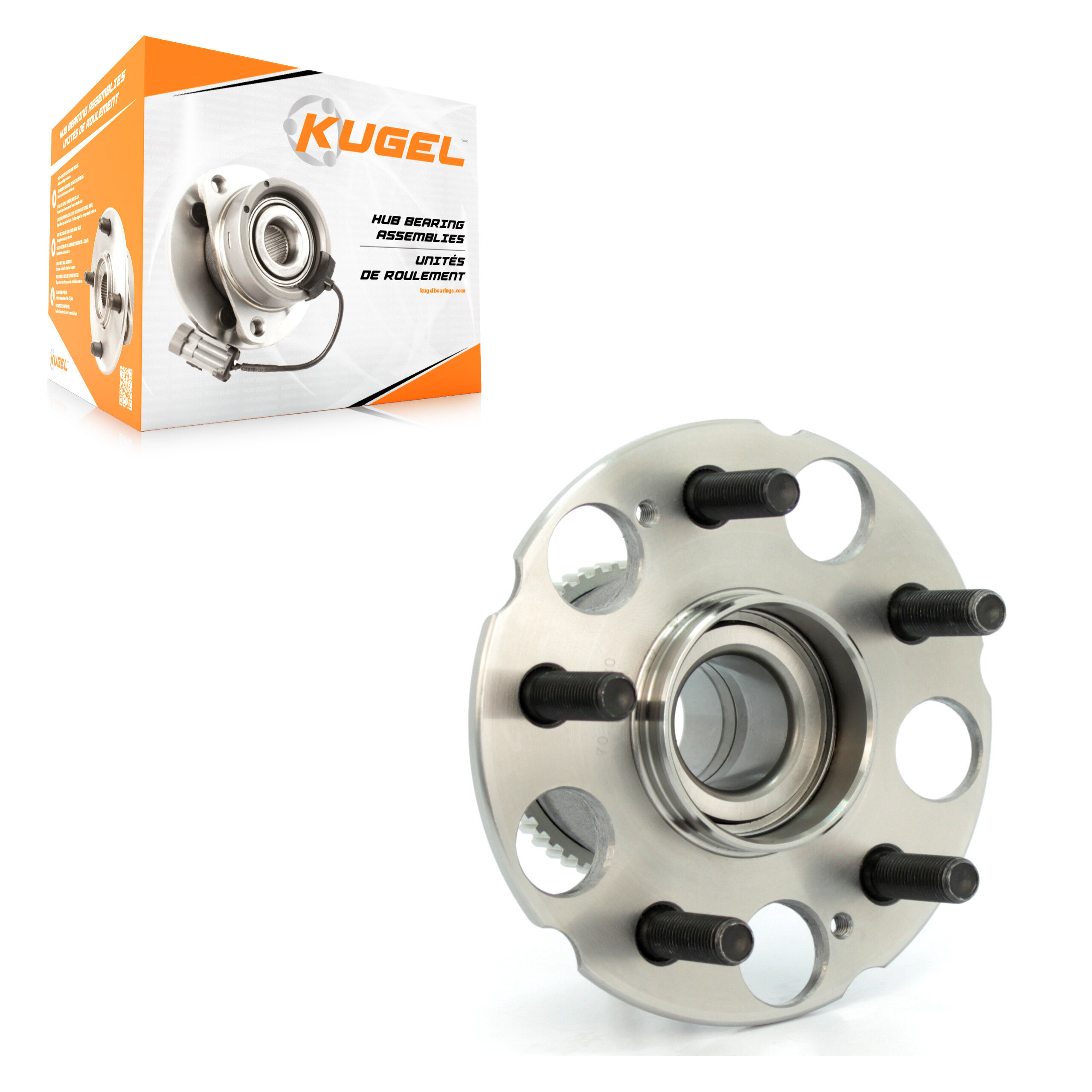 Kugel - 70-512180 - Rear Wheel Bearing and Hub Assembly