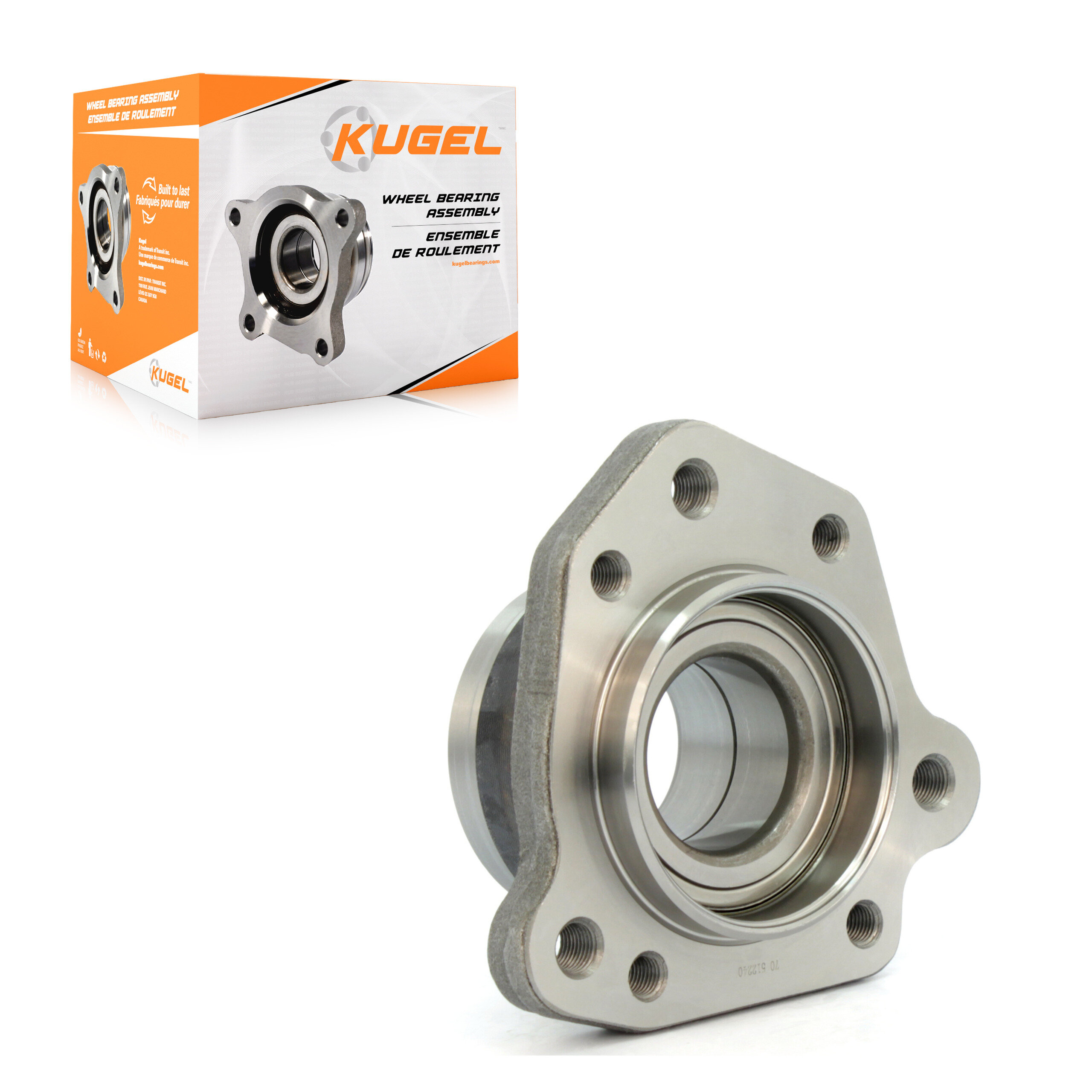 Kugel - 70-512240 - Rear Right Wheel Bearing Assembly