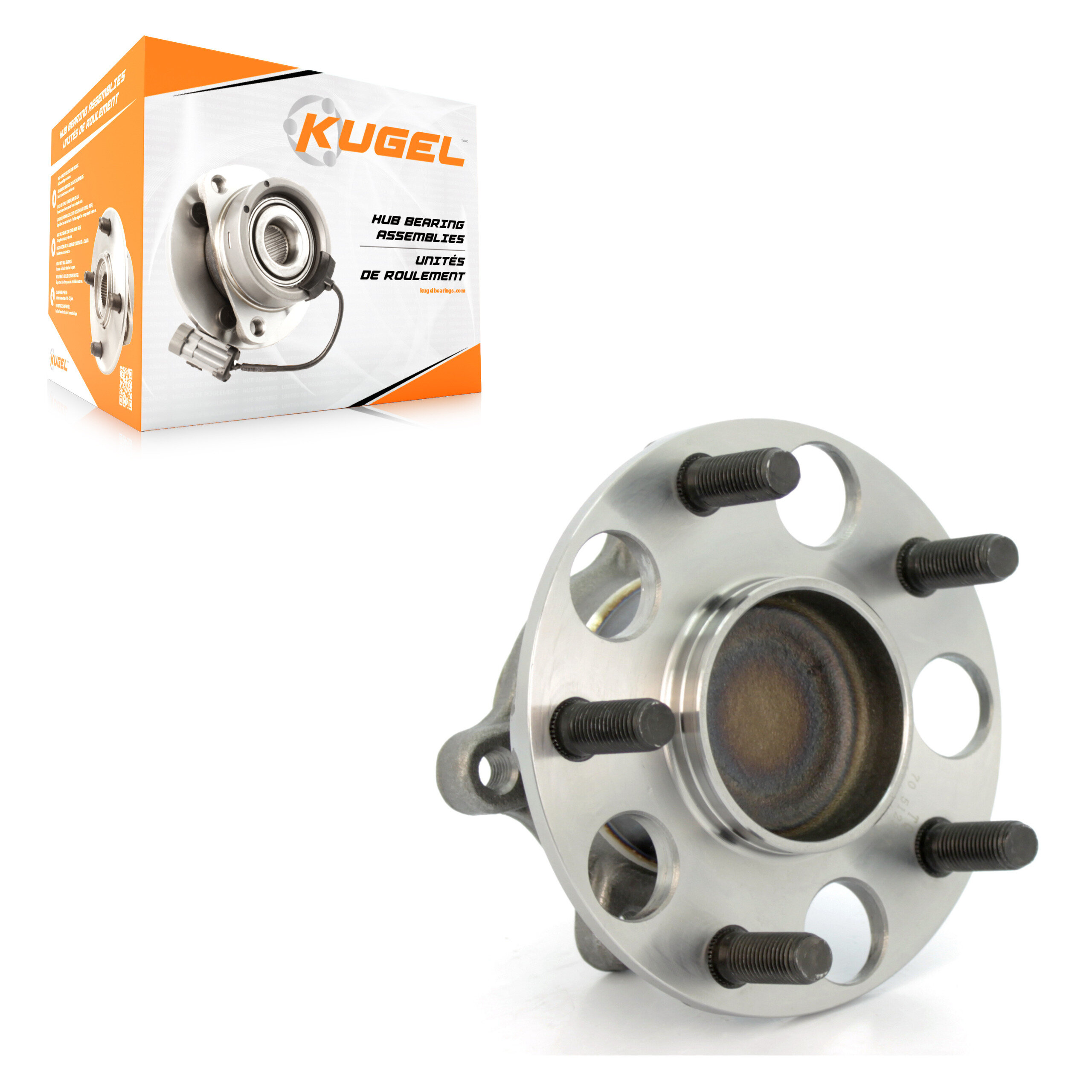 Kugel - 70-512257 - Rear Wheel Bearing and Hub Assembly